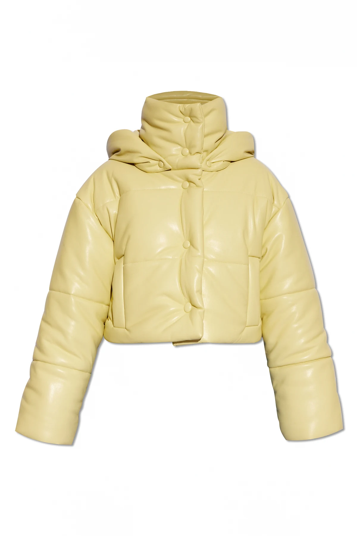 ‘Aveline’ puffer jacket from vegan leather