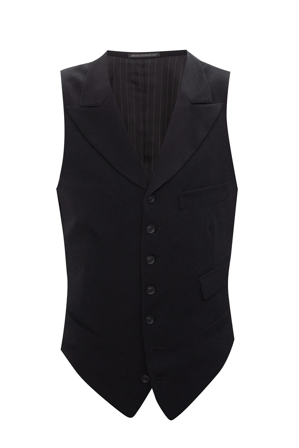 Vest with buttons