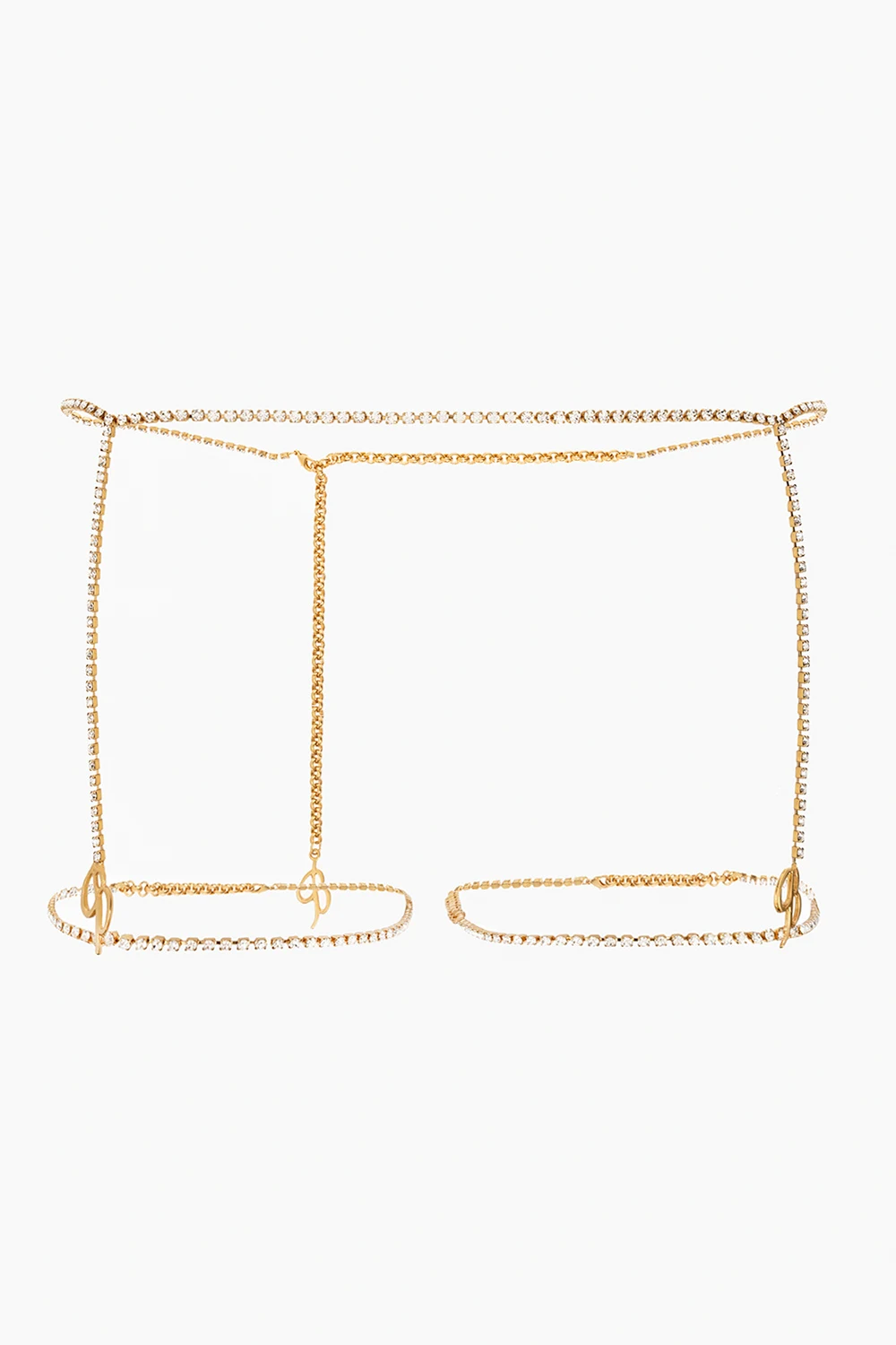 Crystal-embellished belt