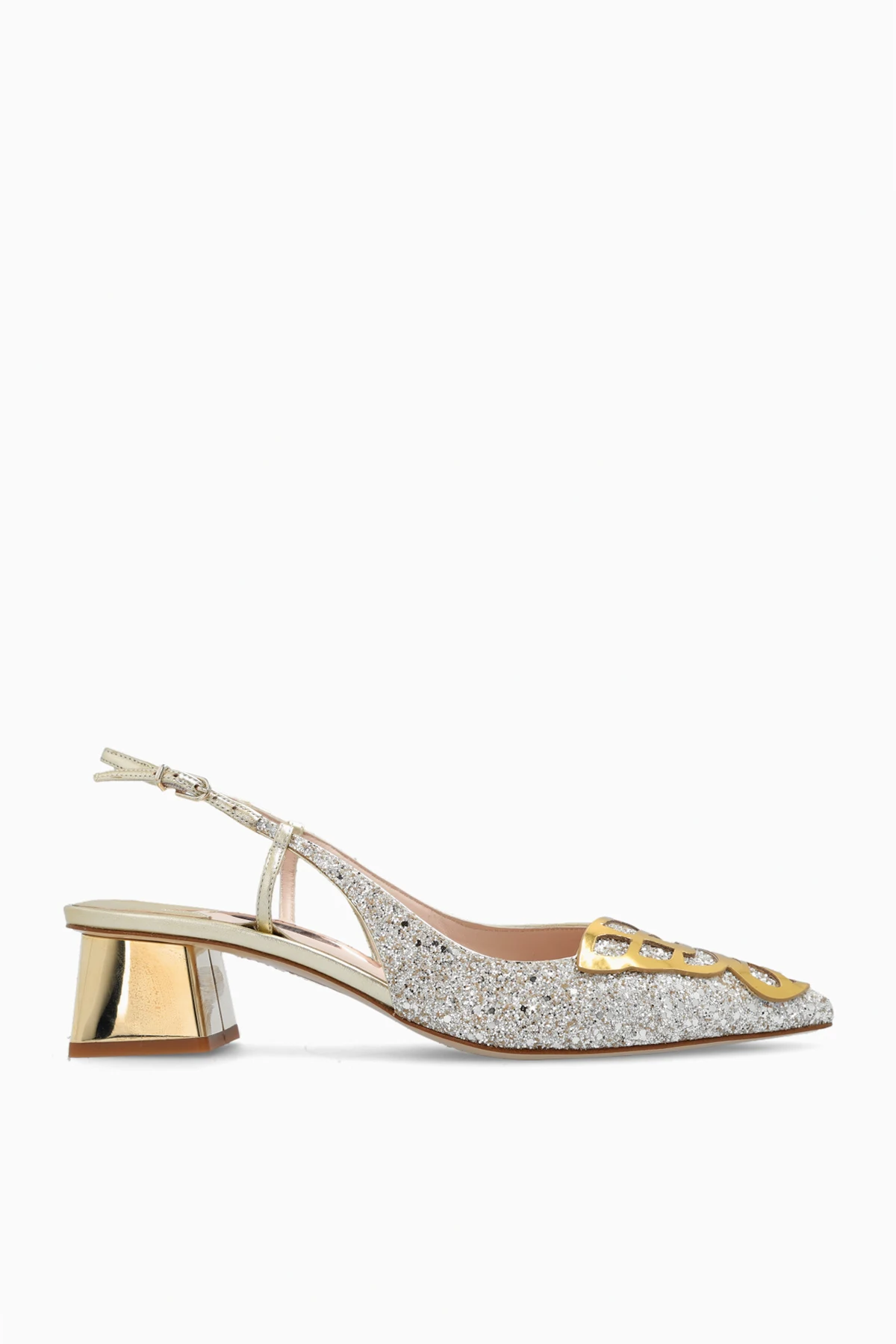 GOLD ‘Butterfly’ pumps