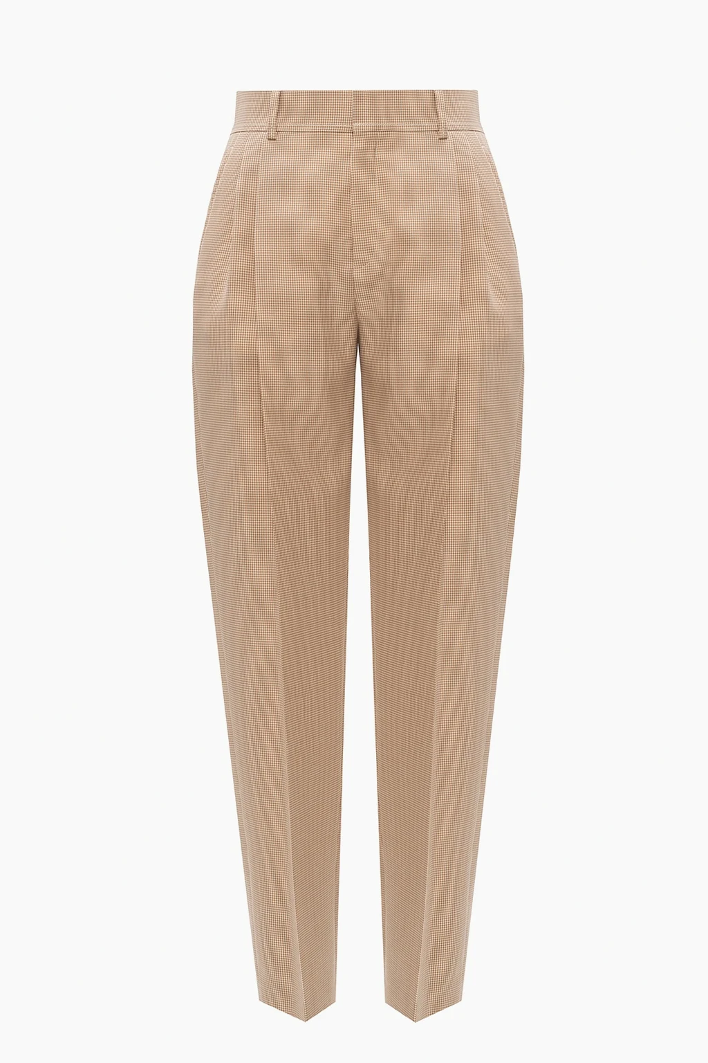 High-waisted trousers