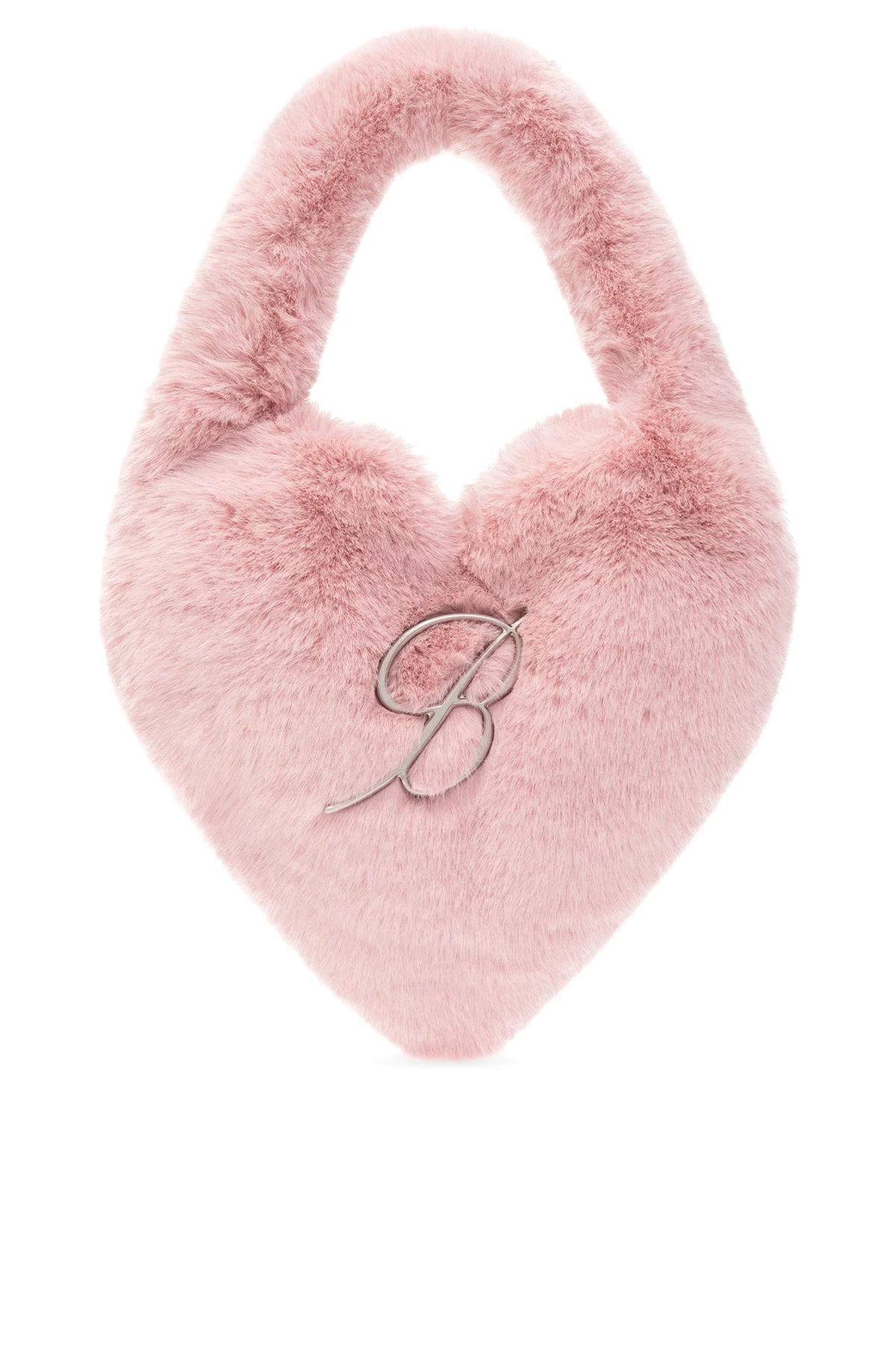 Faux-fur handbag