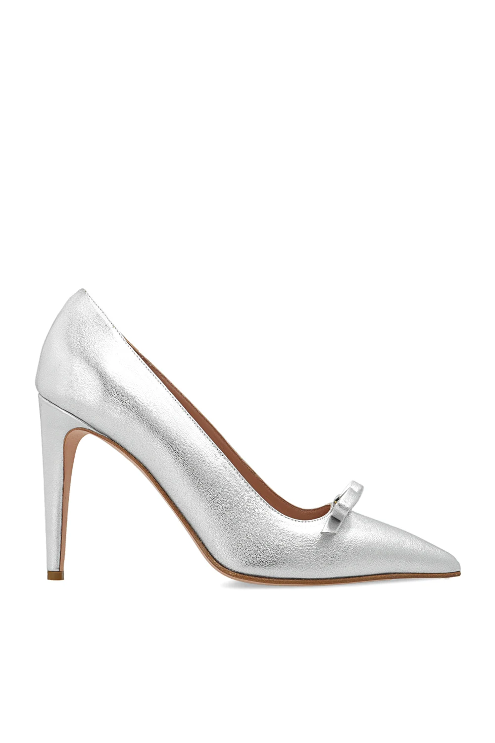 Stiletto pumps with bow