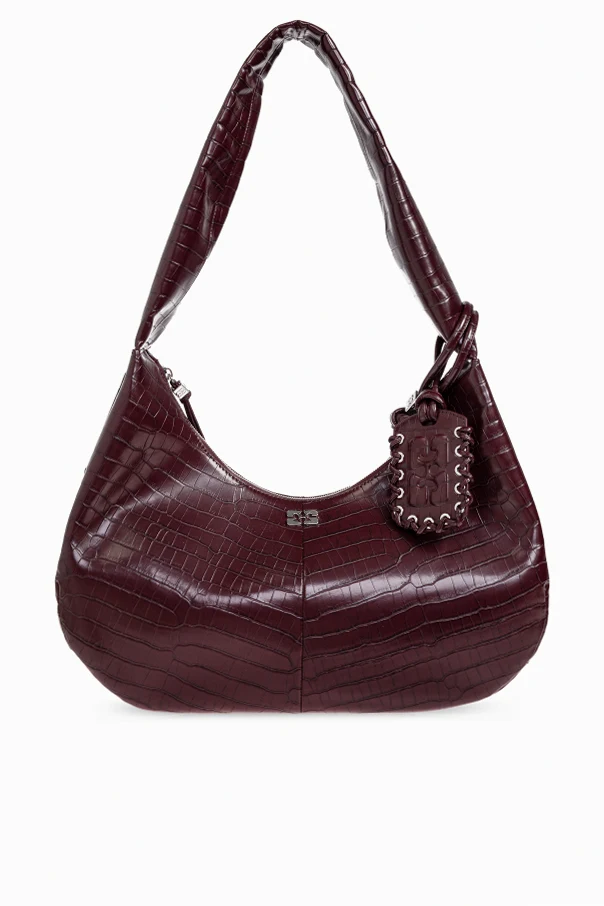 BURGUNDER Schultertasche aus Eco-Leder