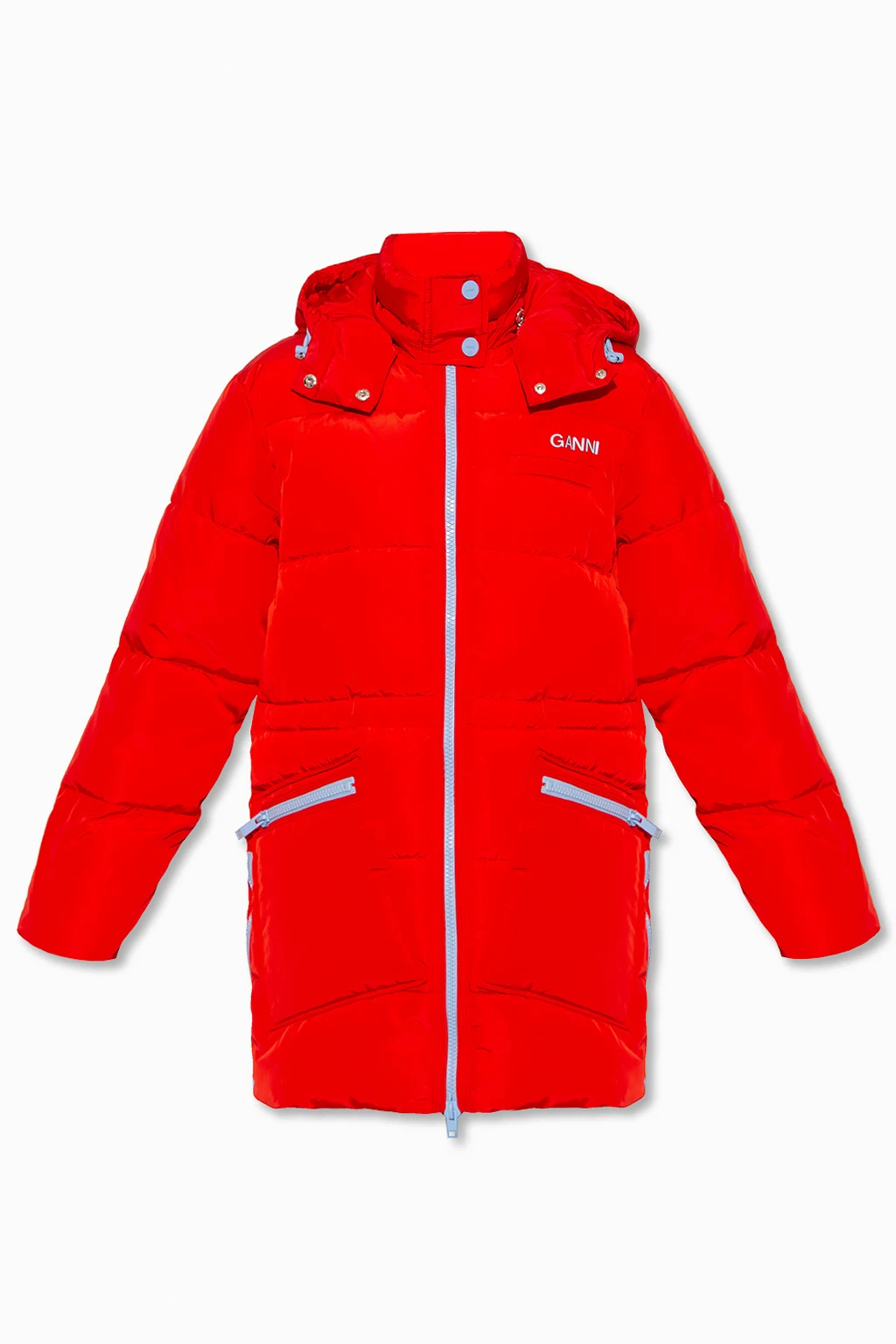 Padded jacket with logo