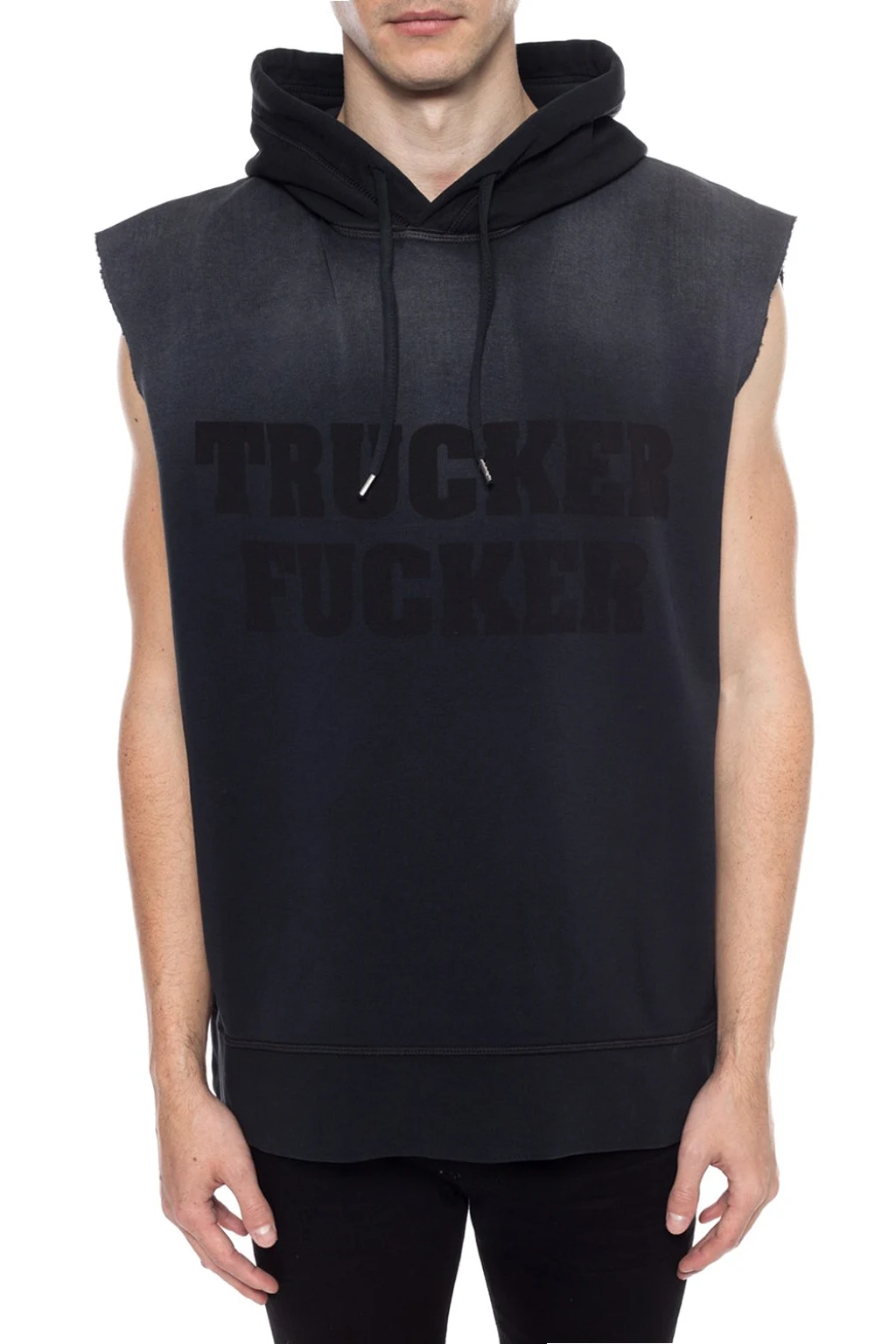 Sleeveless sweatshirt