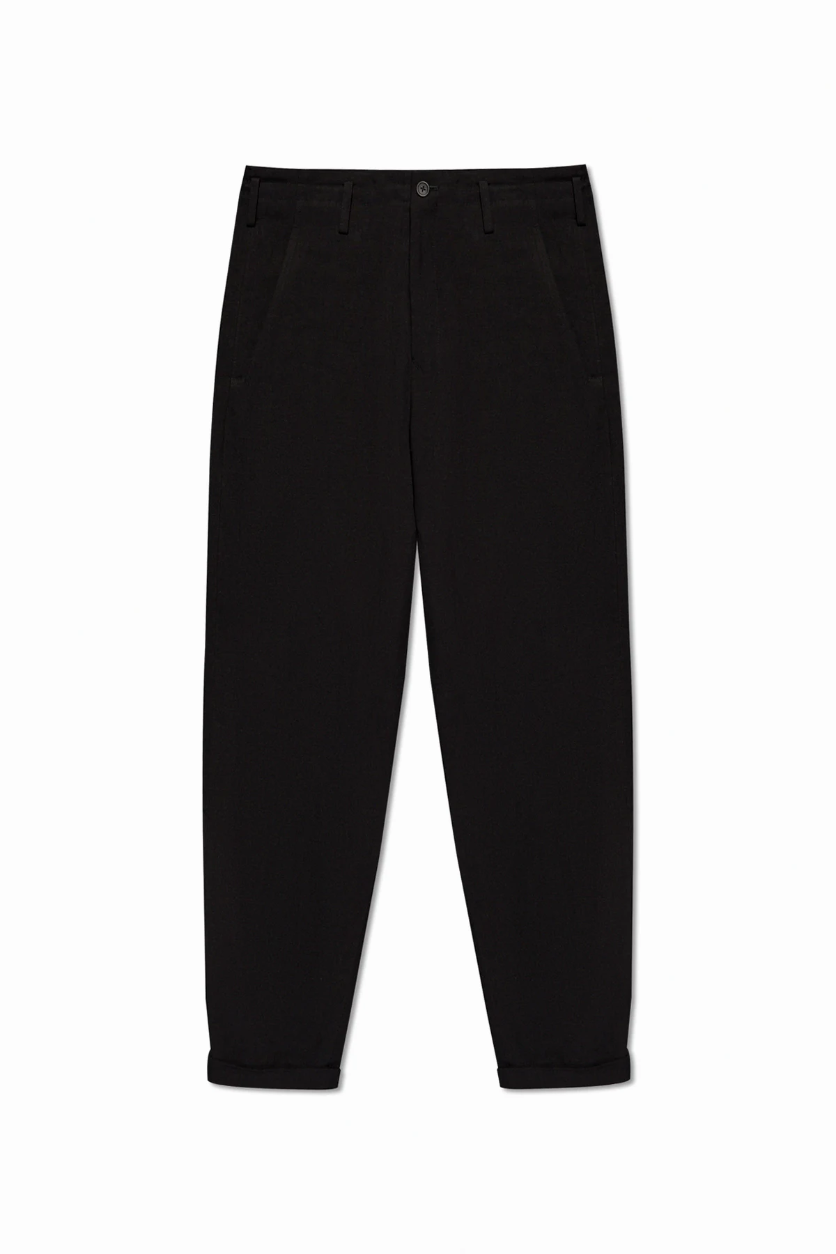 Trousers with tapered legs
