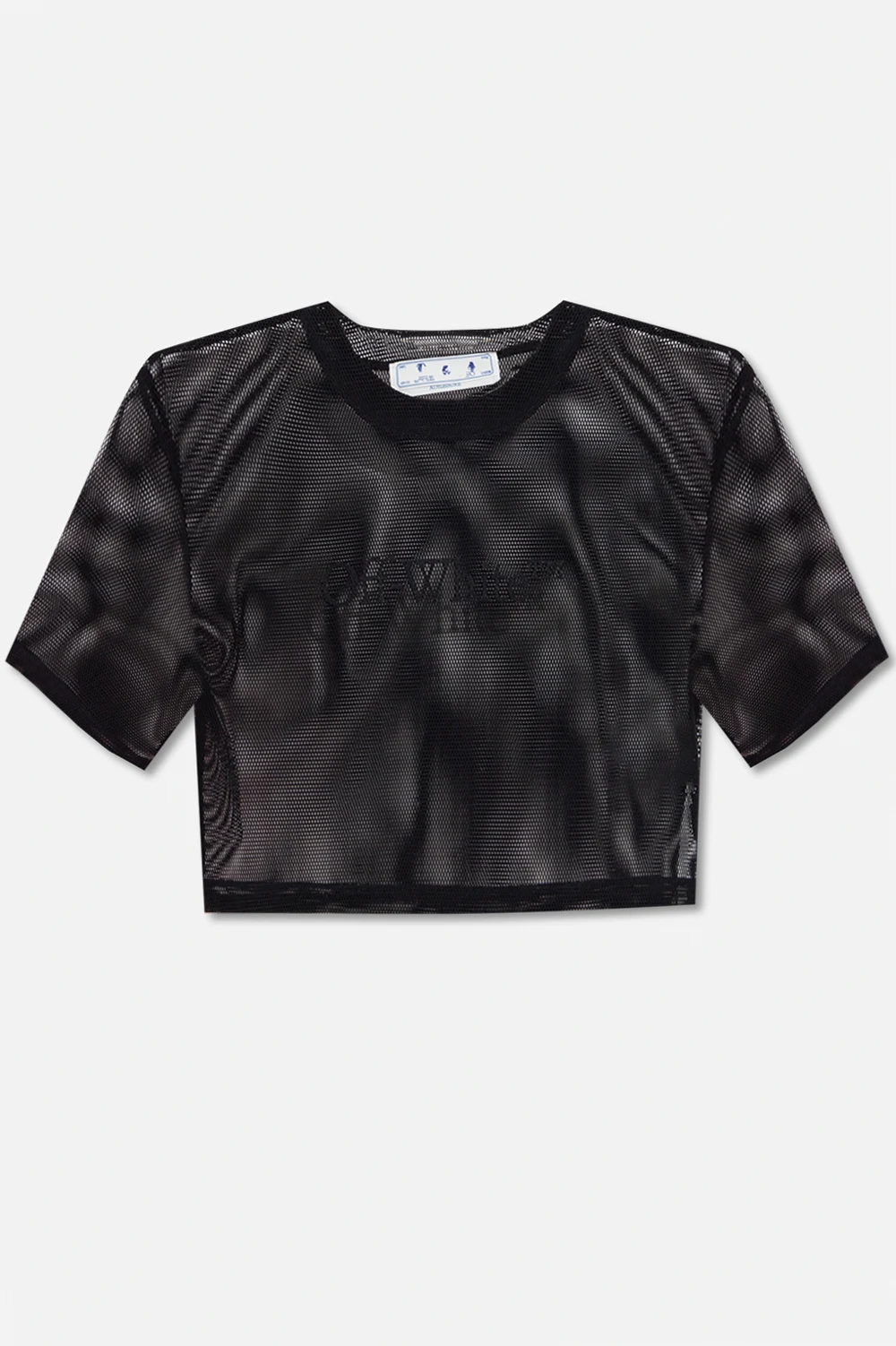 Cropped mesh top