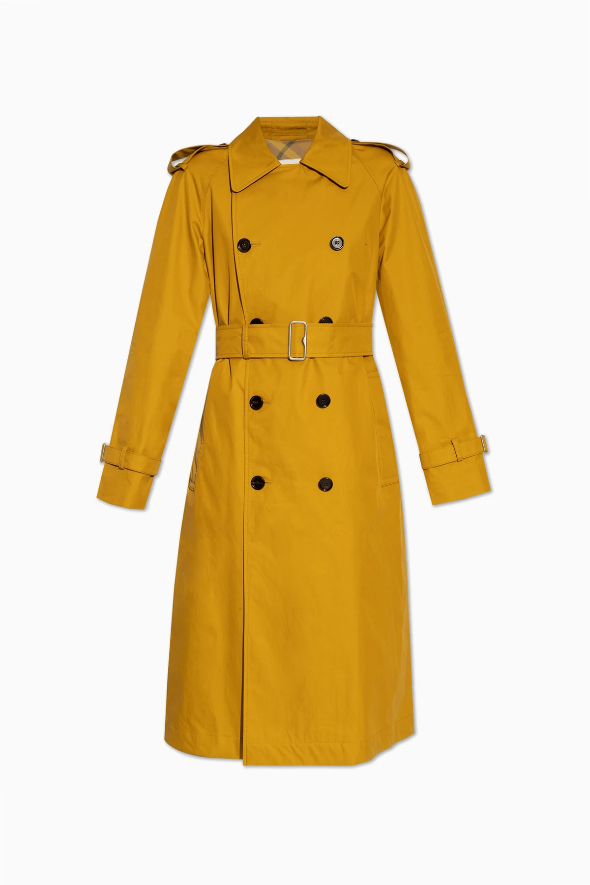 Belted trench coat