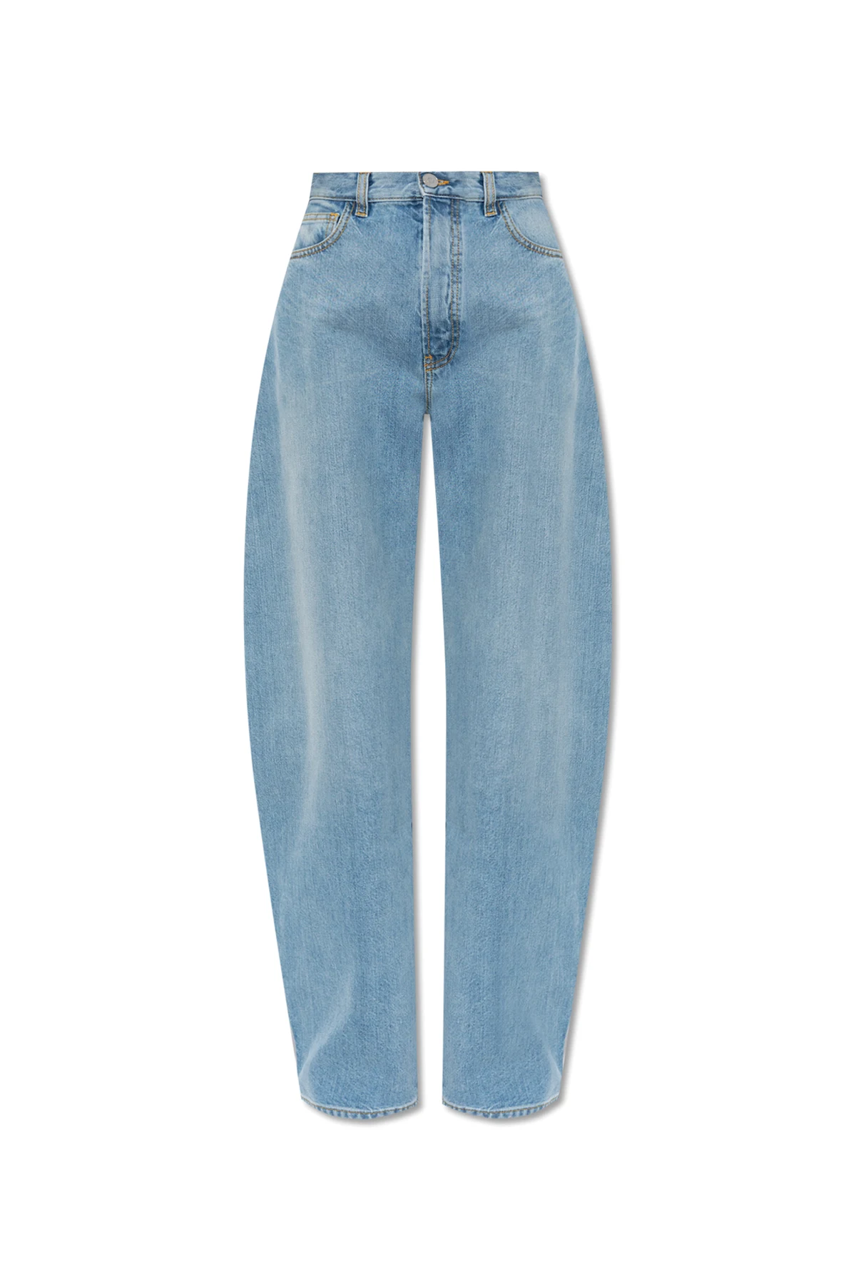 Jeans with wide legs