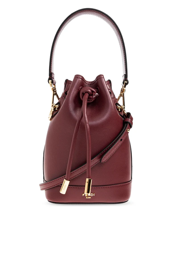 BURGUNDY ‘Mon Tresor Mini’ hand bag