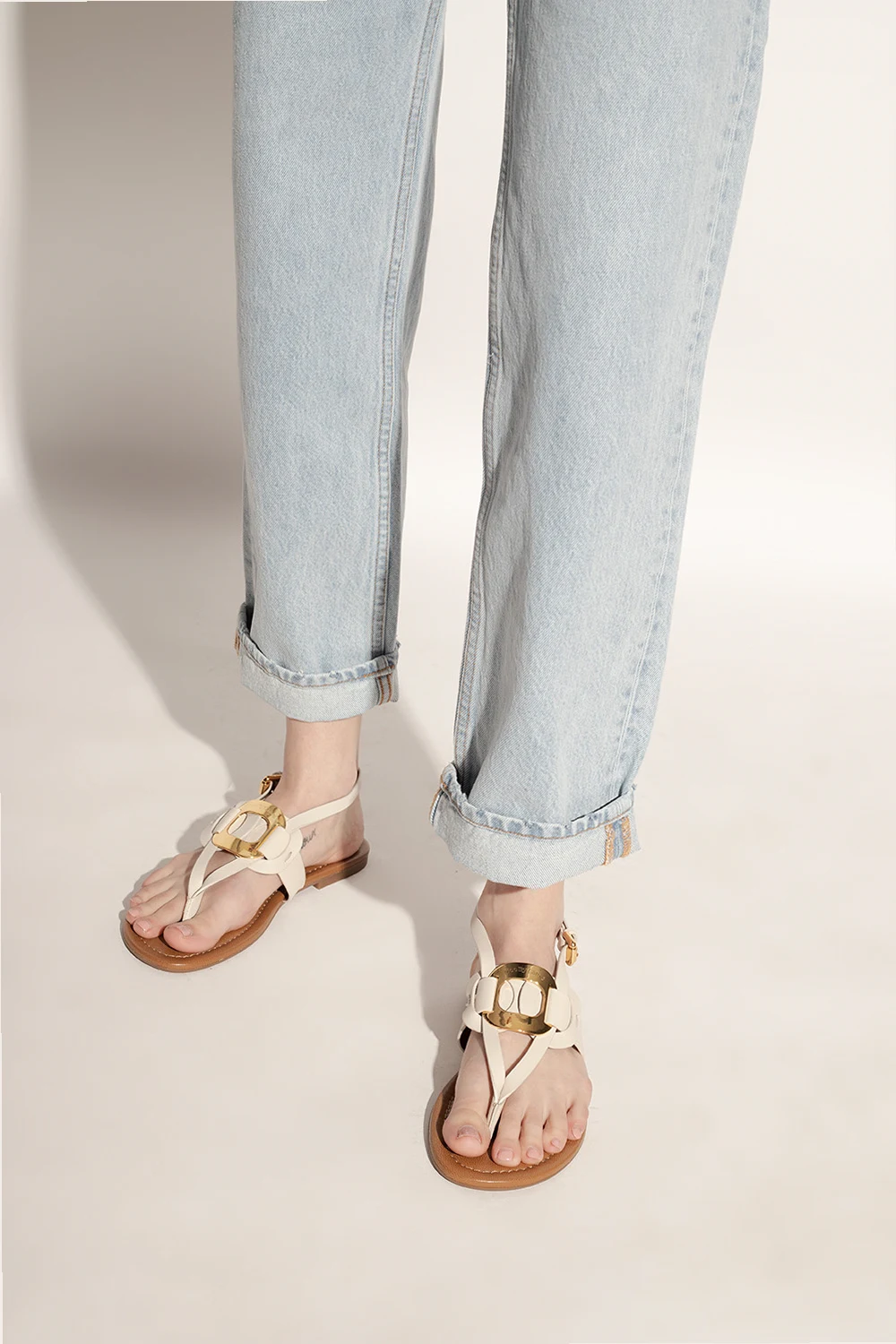 ‘Chany’ leather sandals