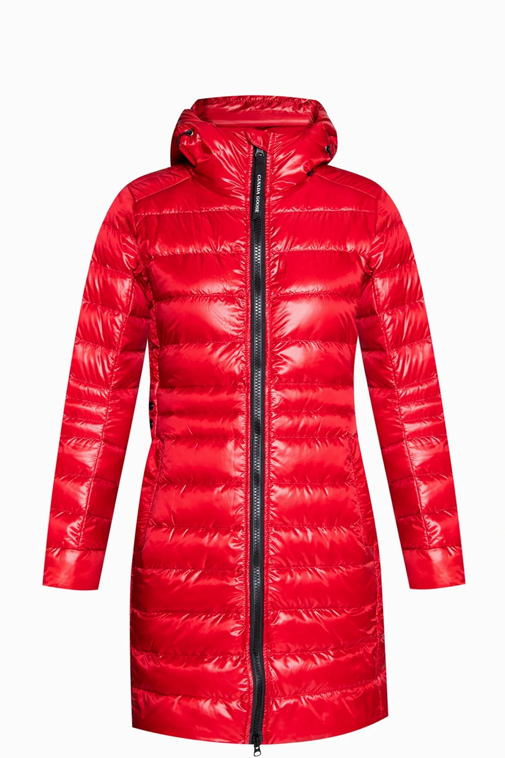 Quilted down coat