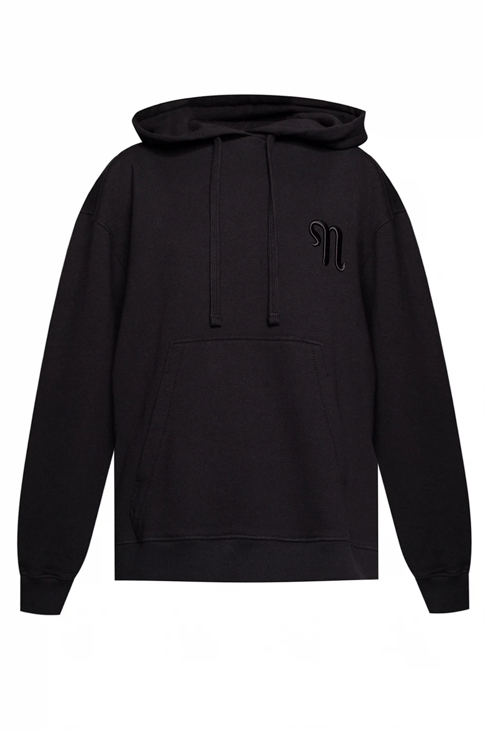 Logo-embroidered hoodie