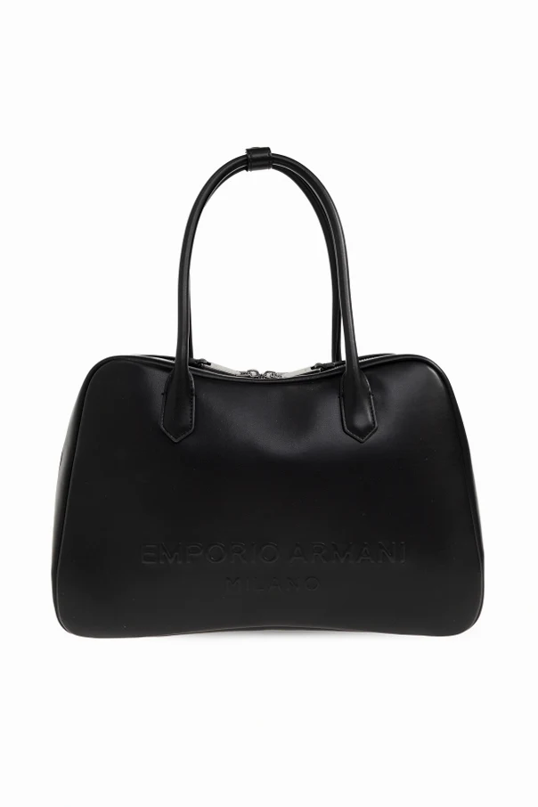 BLACK Leather Handbag