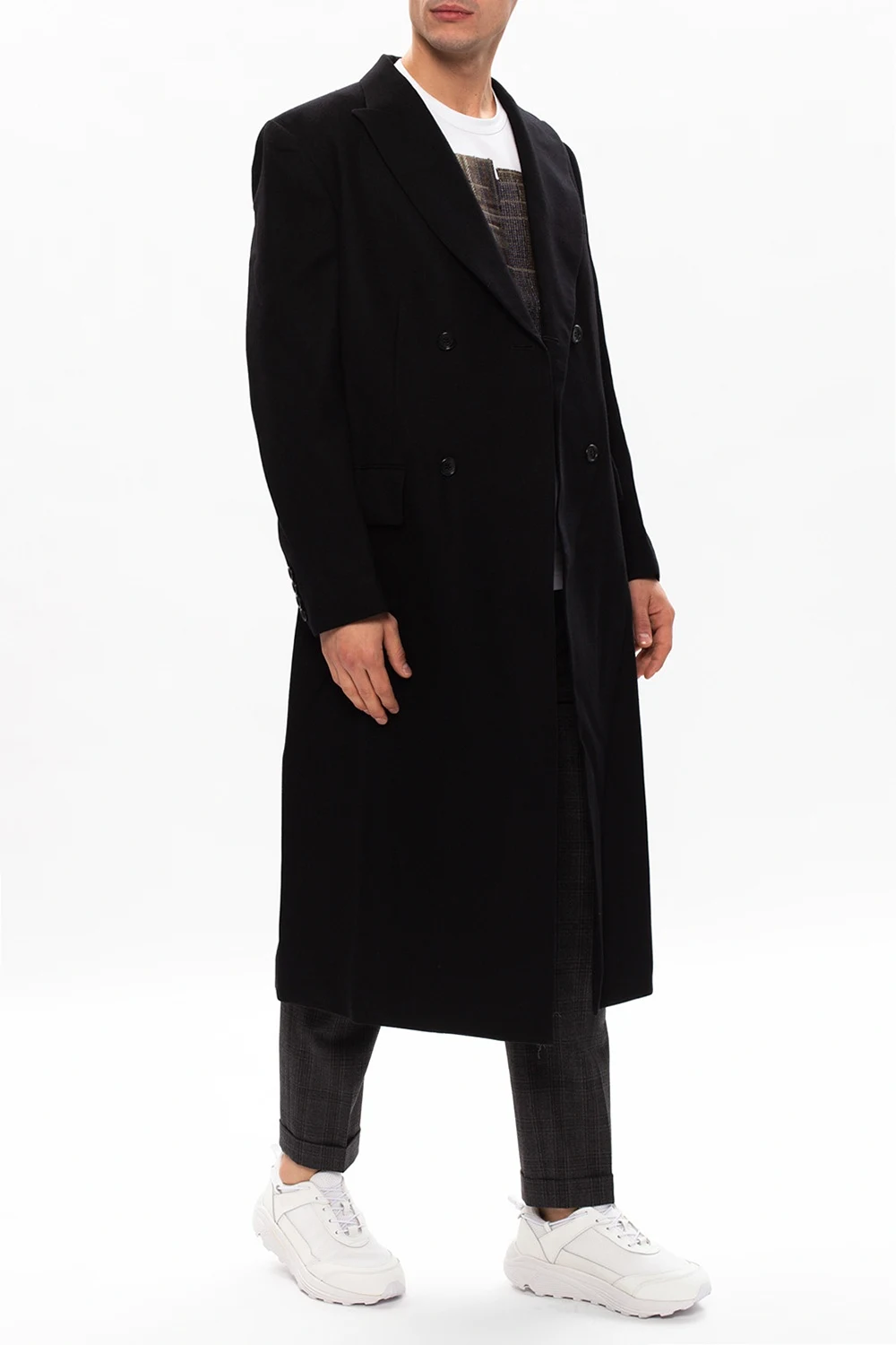 Double-breasted coat