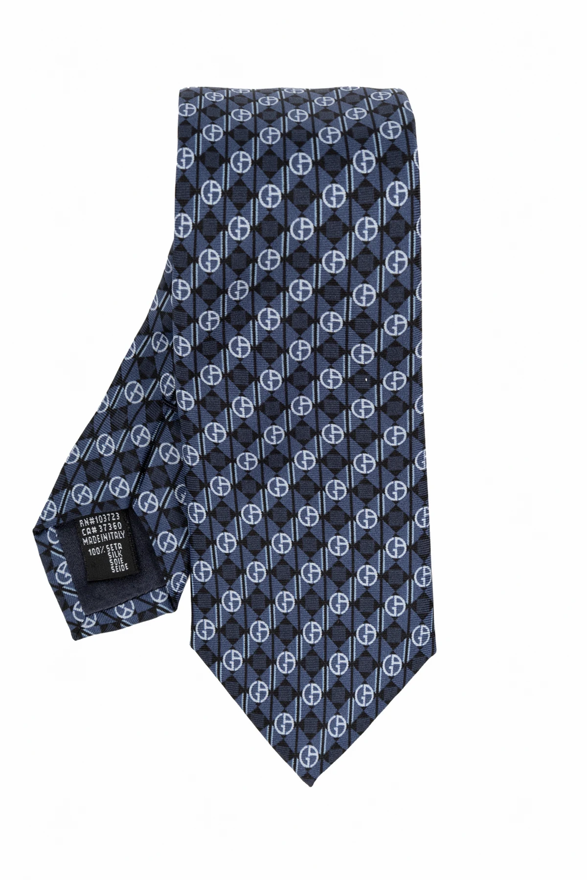 NAVY BLUE Monogrammed Tie