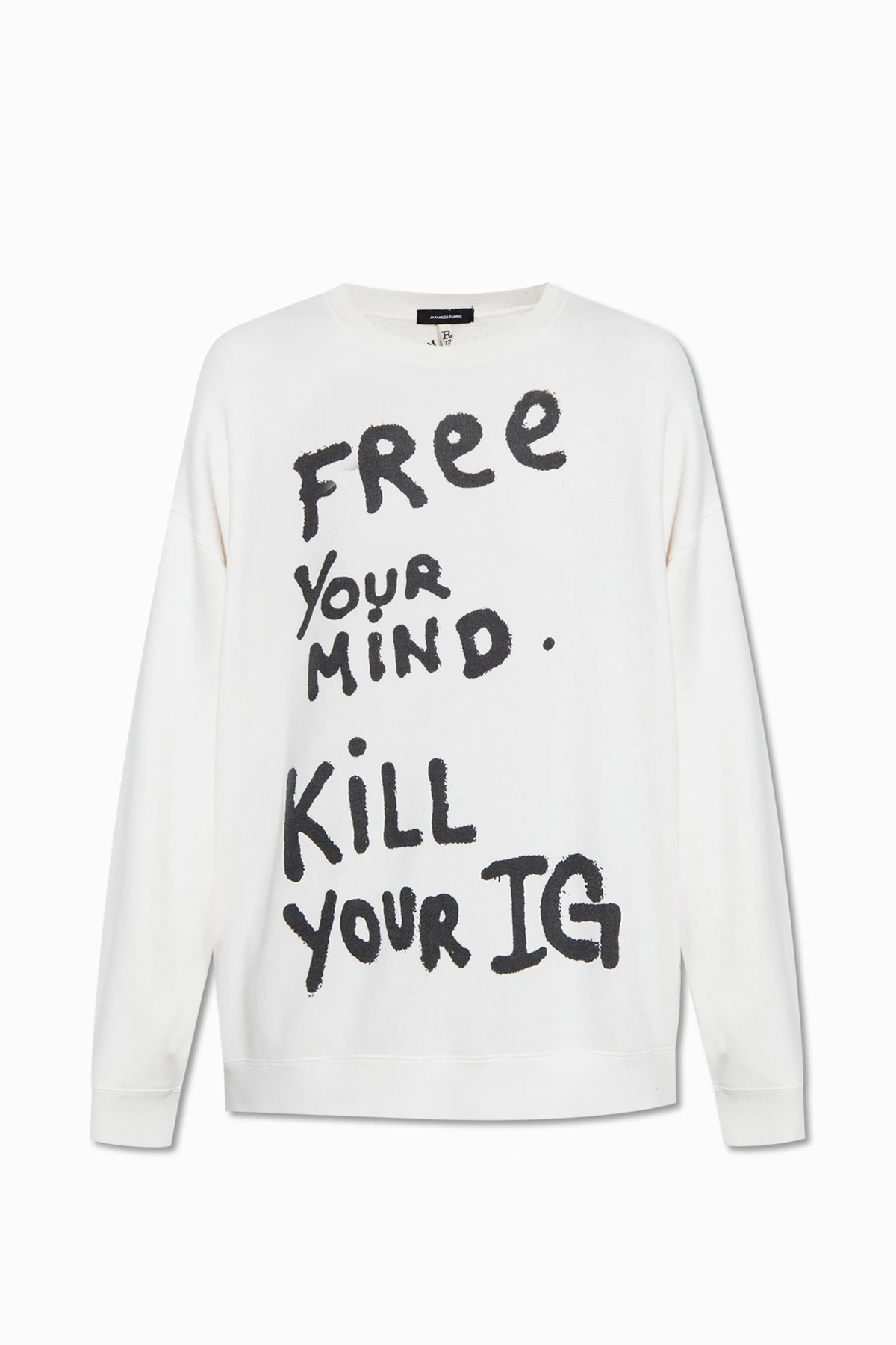 Bluza z nadrukiem typu ‘oversize’