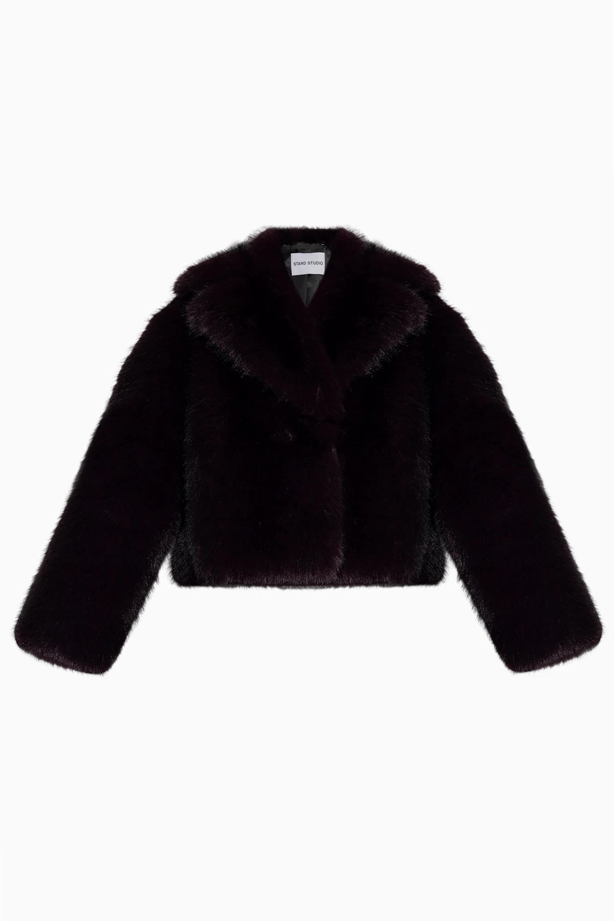 PURPLE Shearling coat Samara