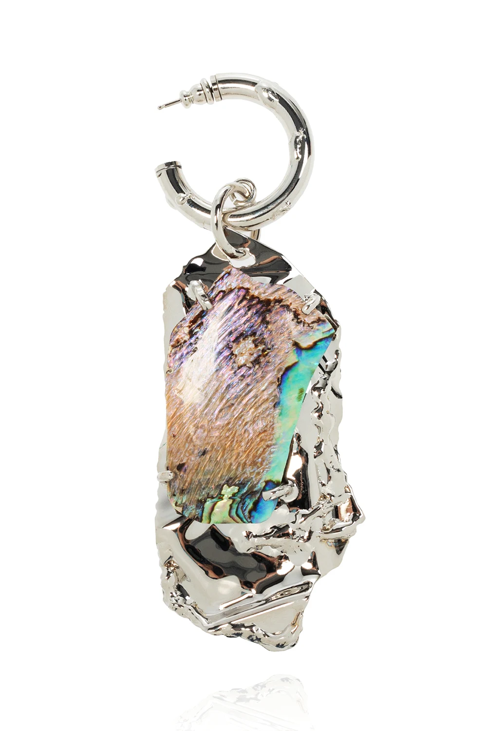 Earring with appliqué
