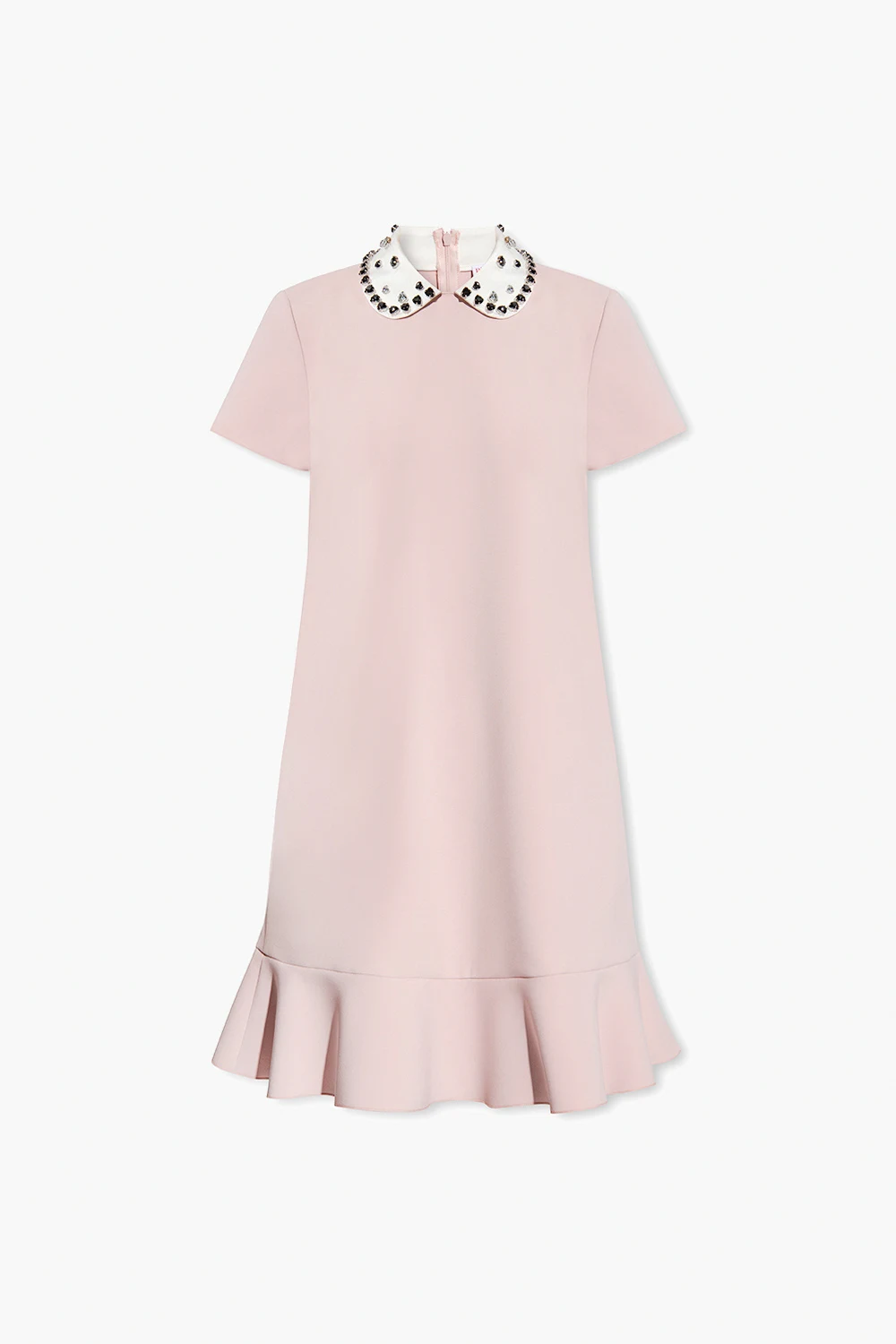 Dress with decorative collar