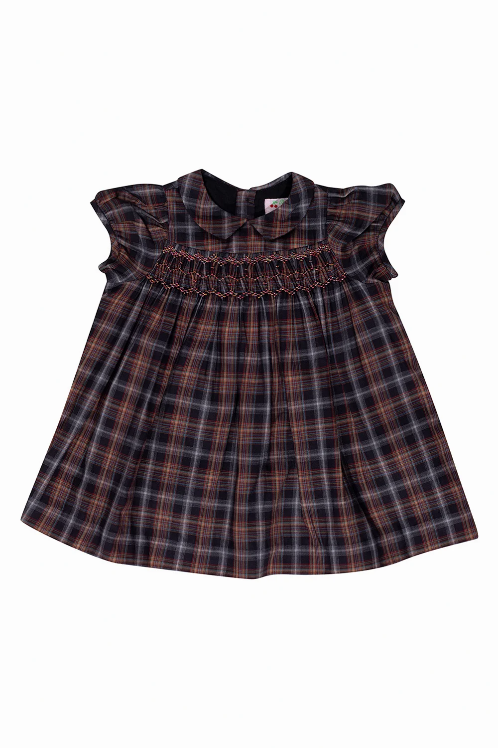 Dress with short sleeves