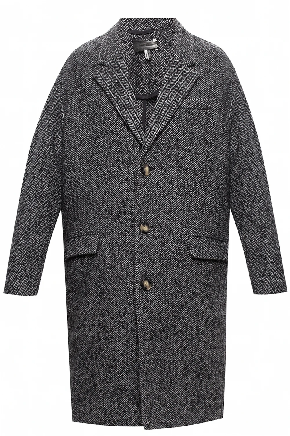 Coat with notched lapels
