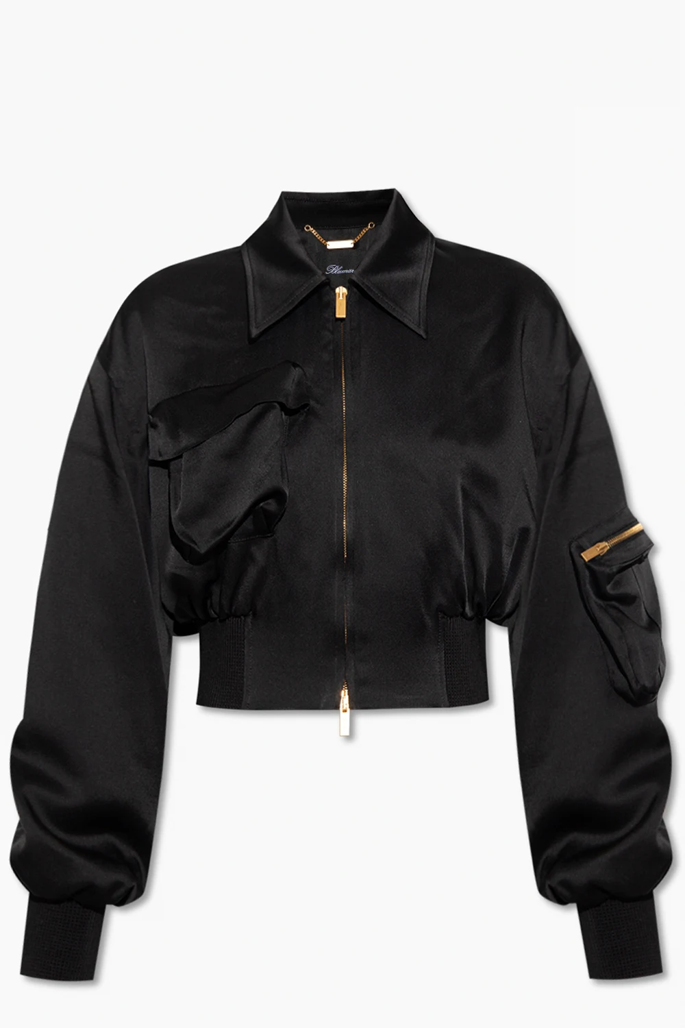 Cropped bomber jacket