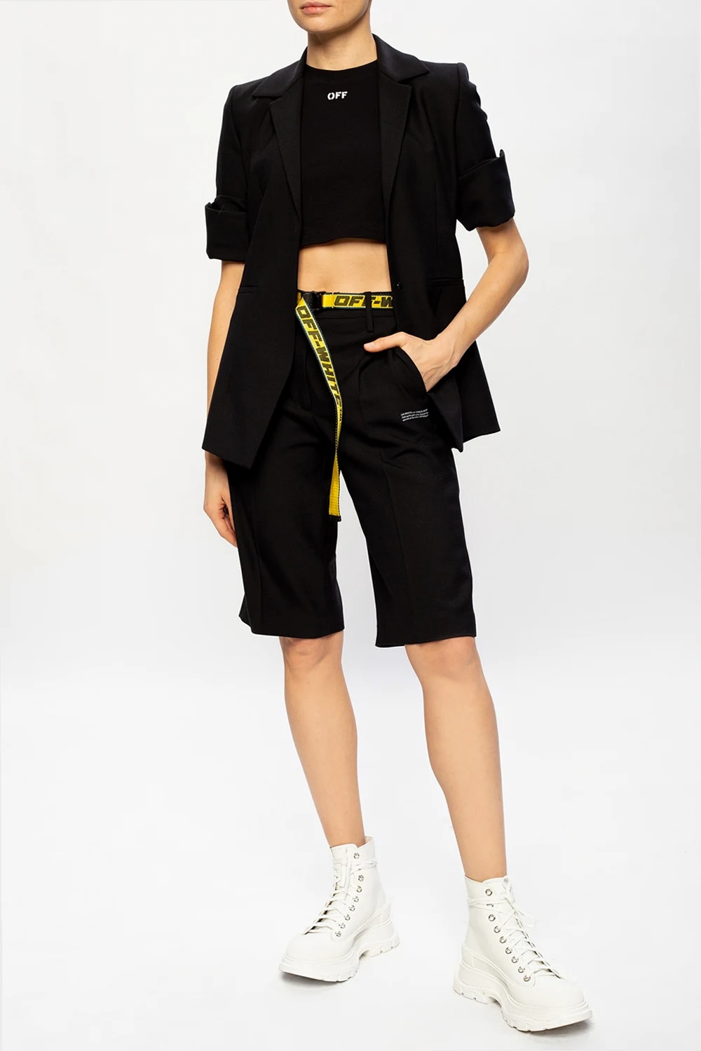 Crop top with logo