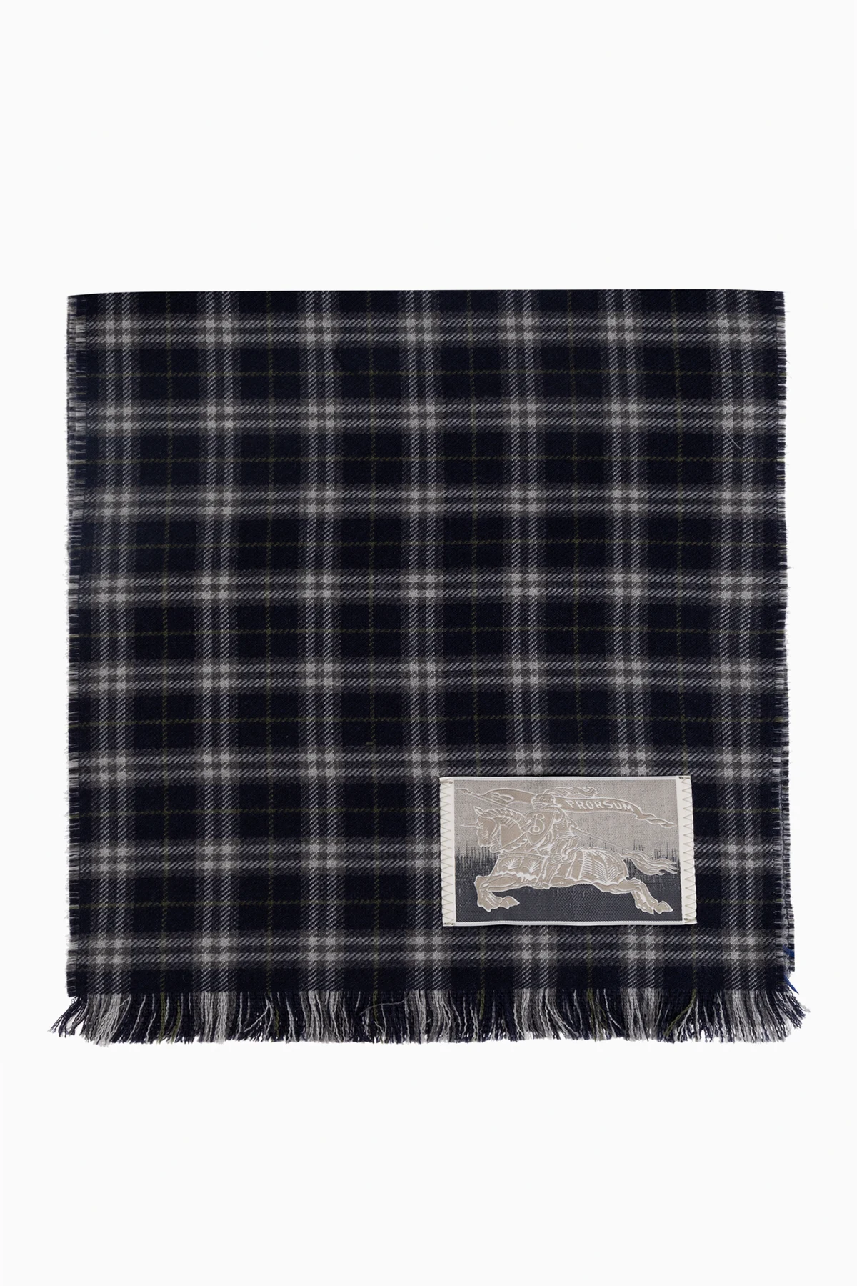 Szal ze wzorem  kratę