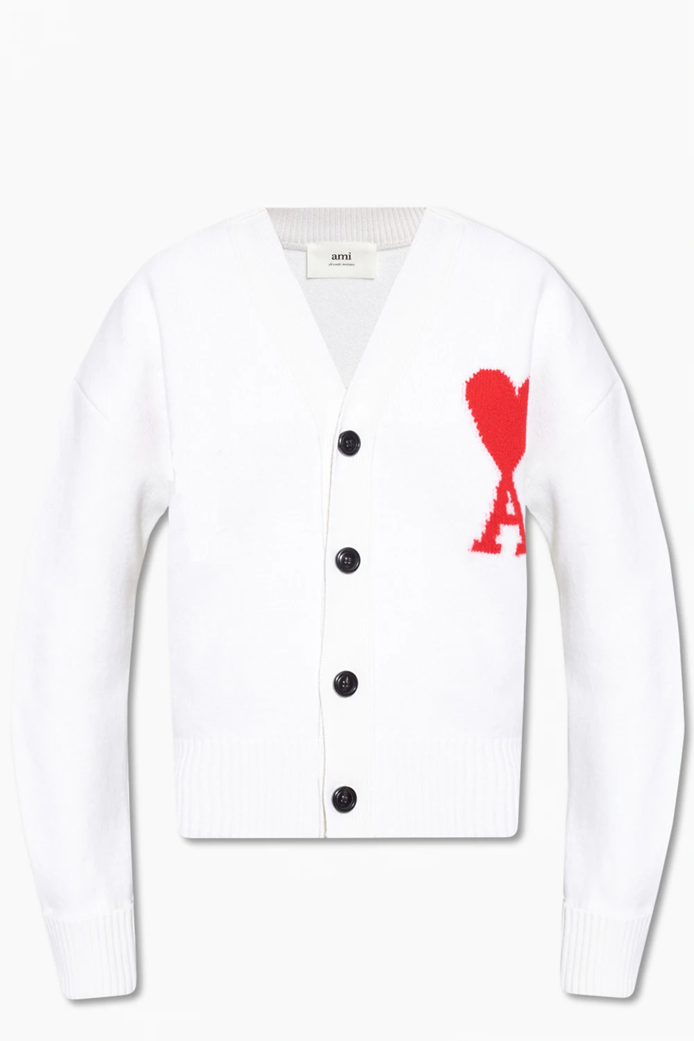 Cardigan with logo