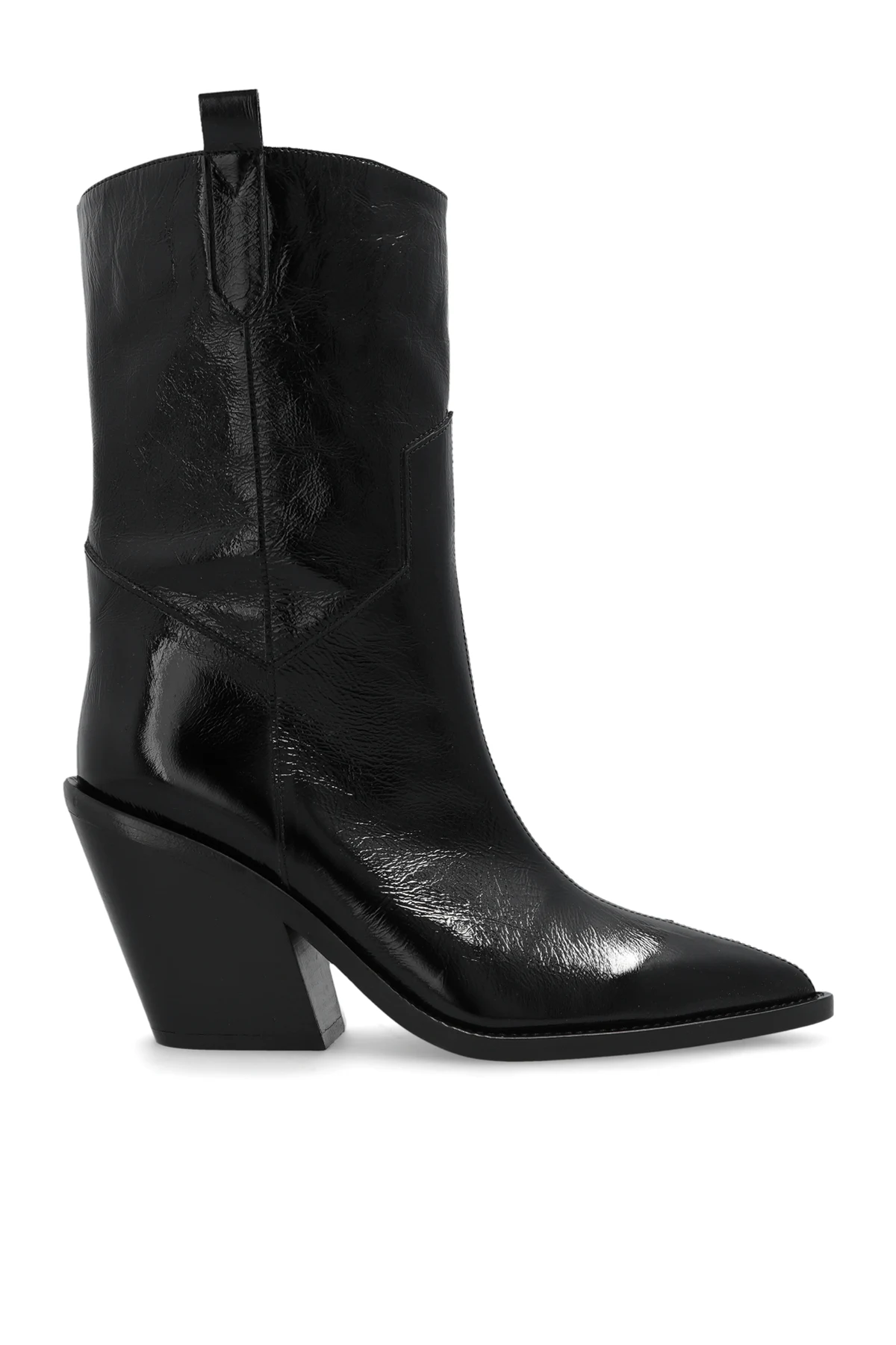 ‘Mazola’ glossy cowboy boots