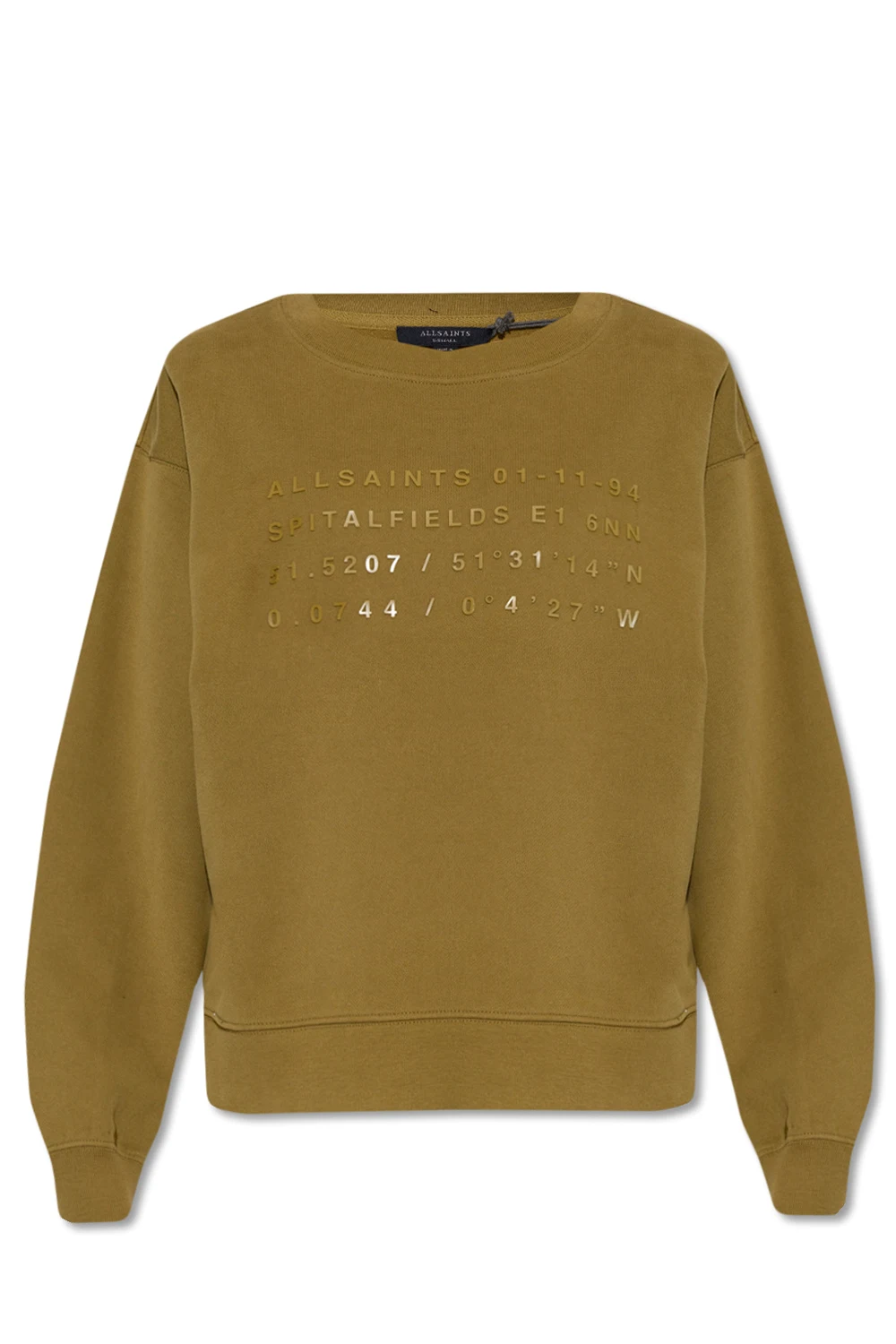 ‘Address’ sweatshirt with logo