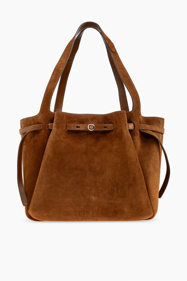 BRĄZOWY Torba `Romy` typu `shopper`