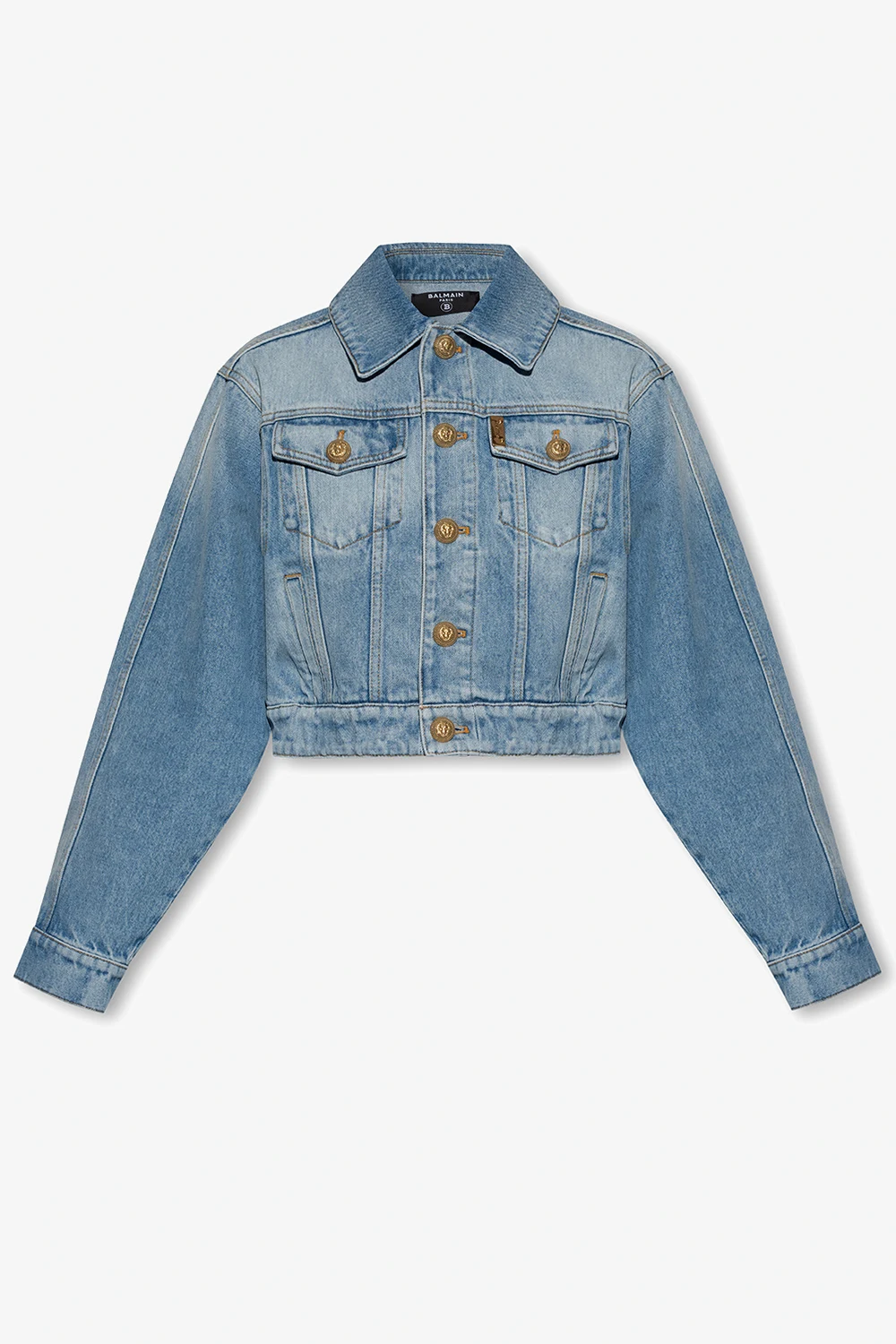 Krótka jeansowa kurtka