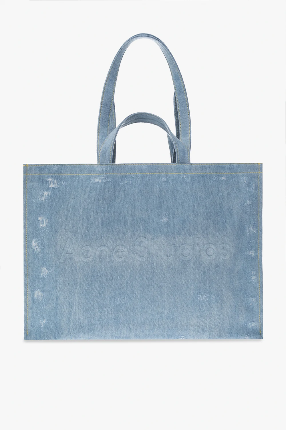 Denim shopper bag