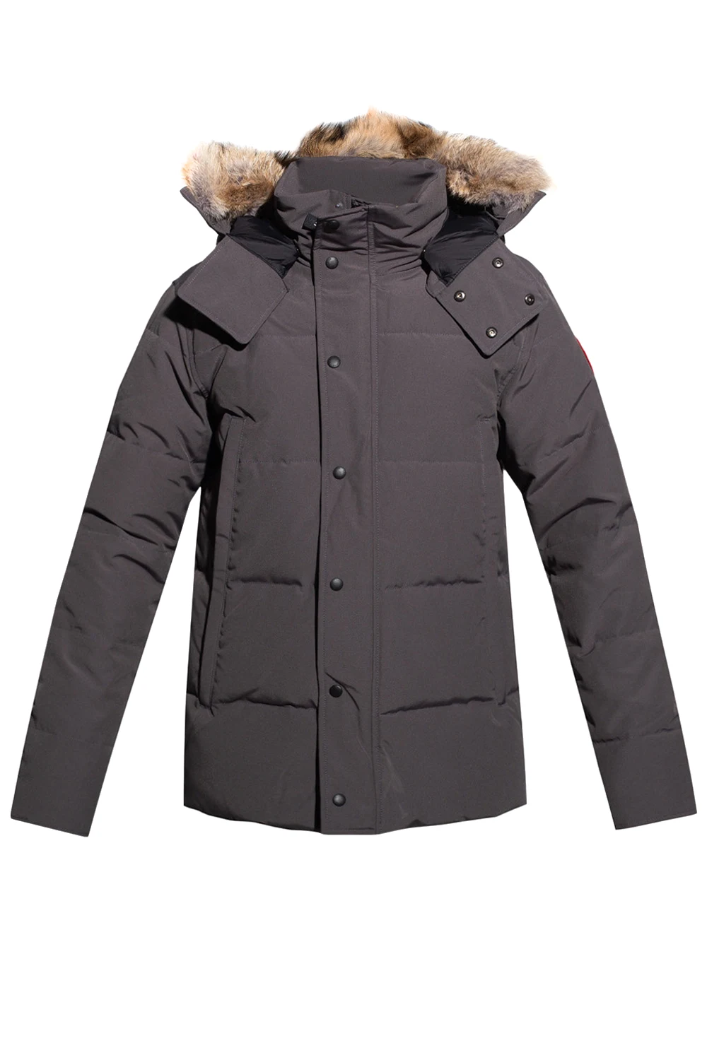 Down jacket with logo