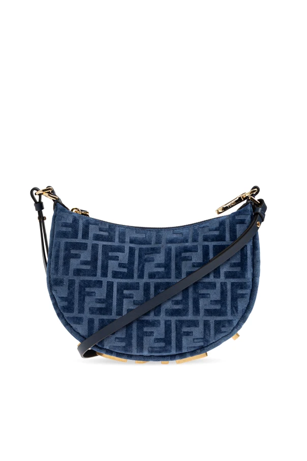 GRANATOWY Torba na ramię ‘Fendigraphy Mini’