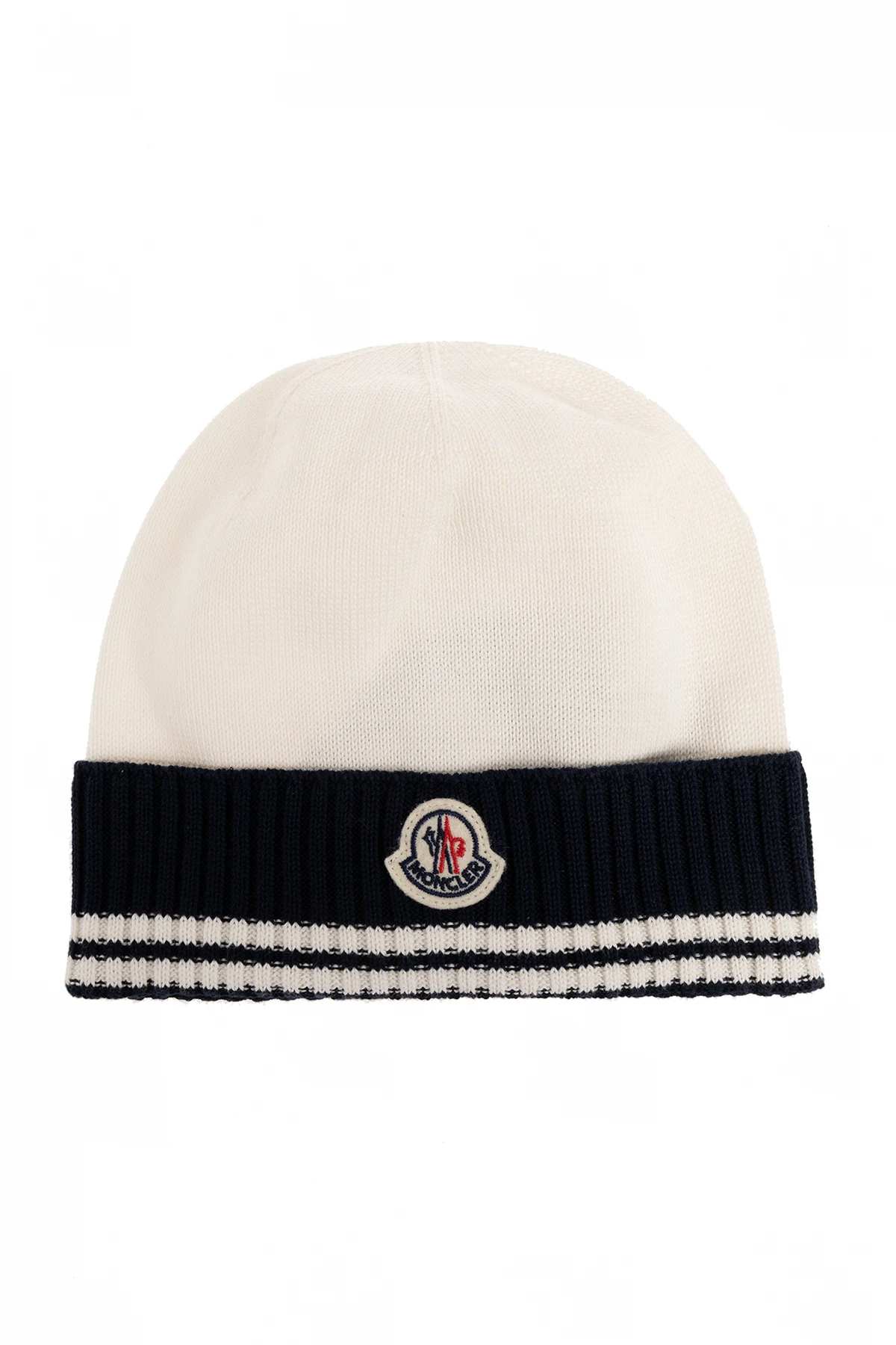 Beanie with logo patch