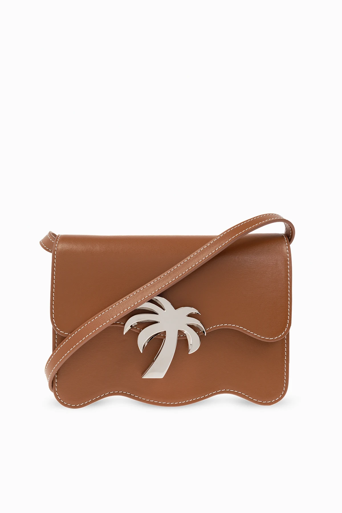 Leather shoulder bag