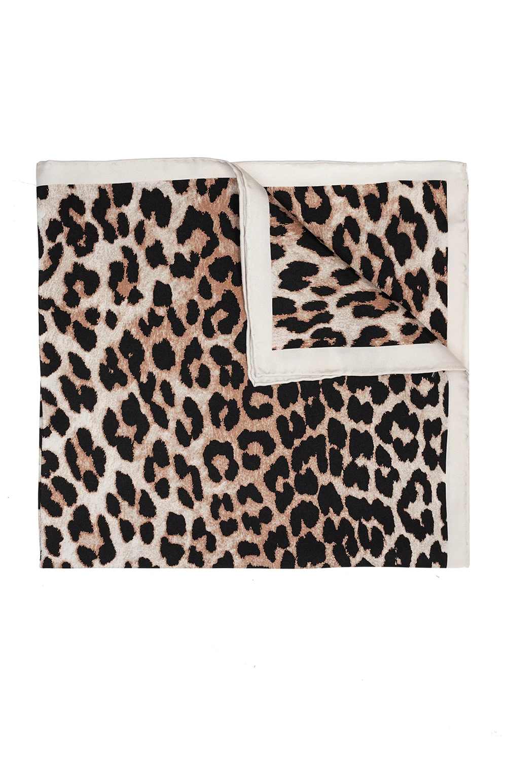 Logo-embroidered scarf