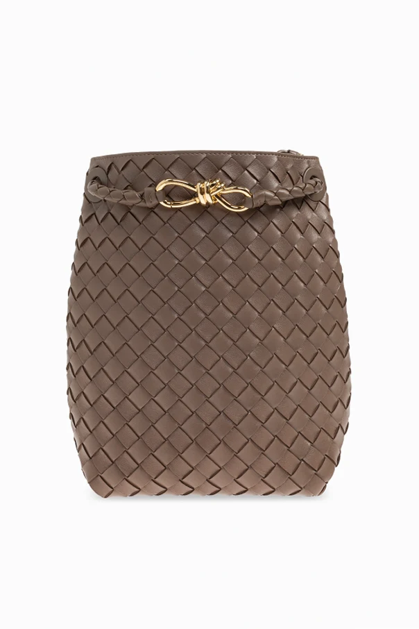 BROWN "Andiamo Small" hand bag
