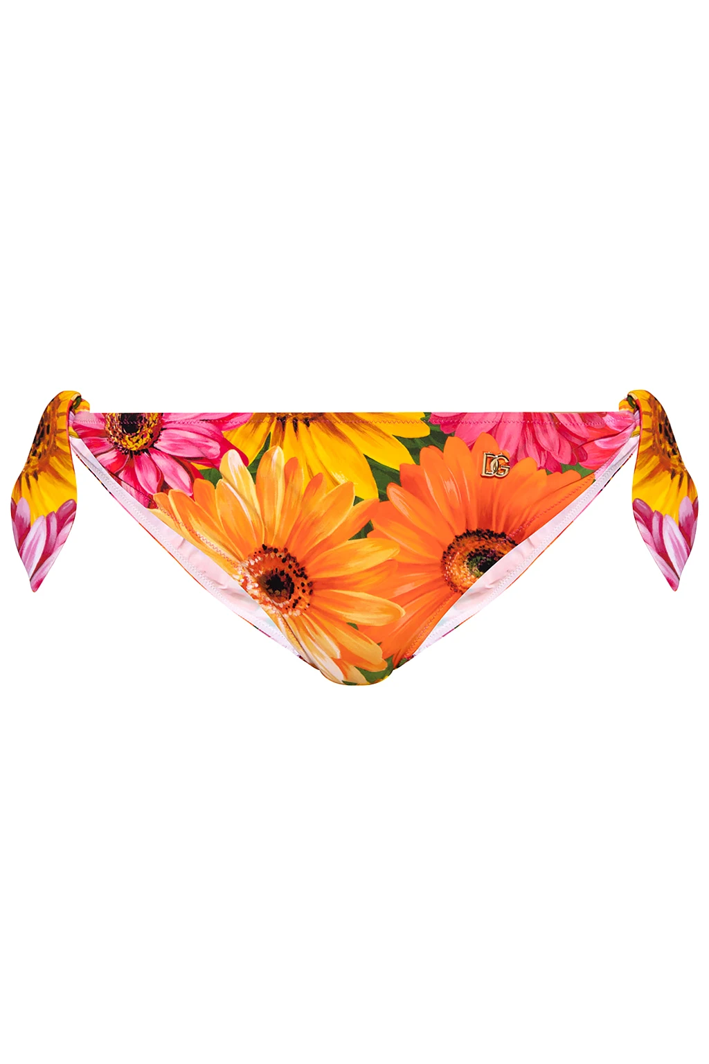 Bikini bottom with floral print