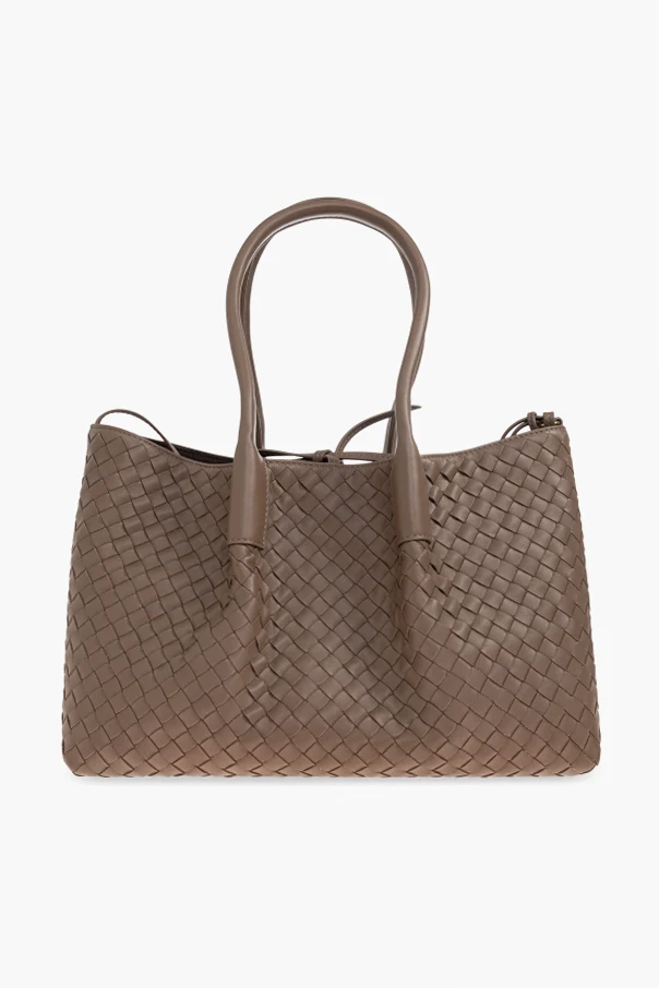 BRĄZOWY Torba do ręki `Pinacoteca Medium` typu `shopper`