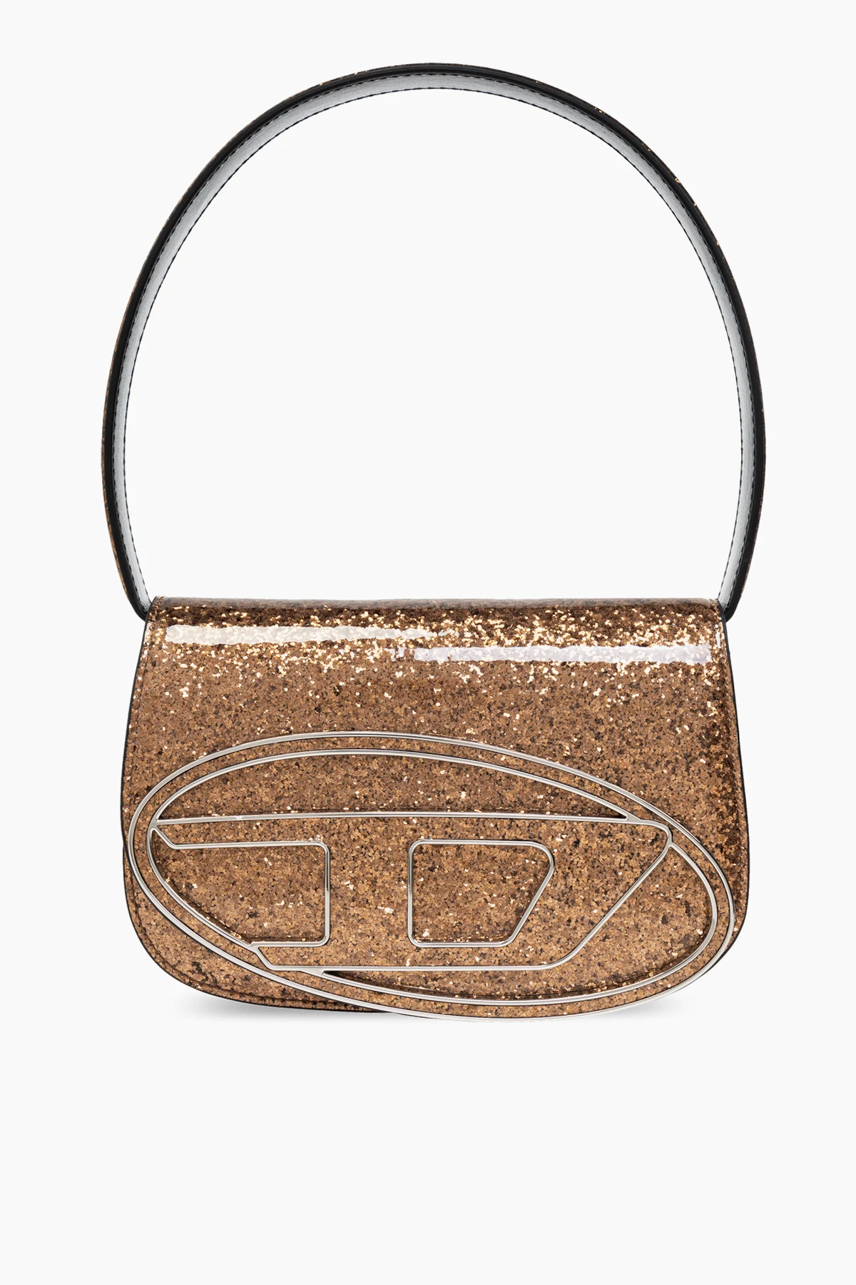 GOLD Glitter shoulder bag `1DR`