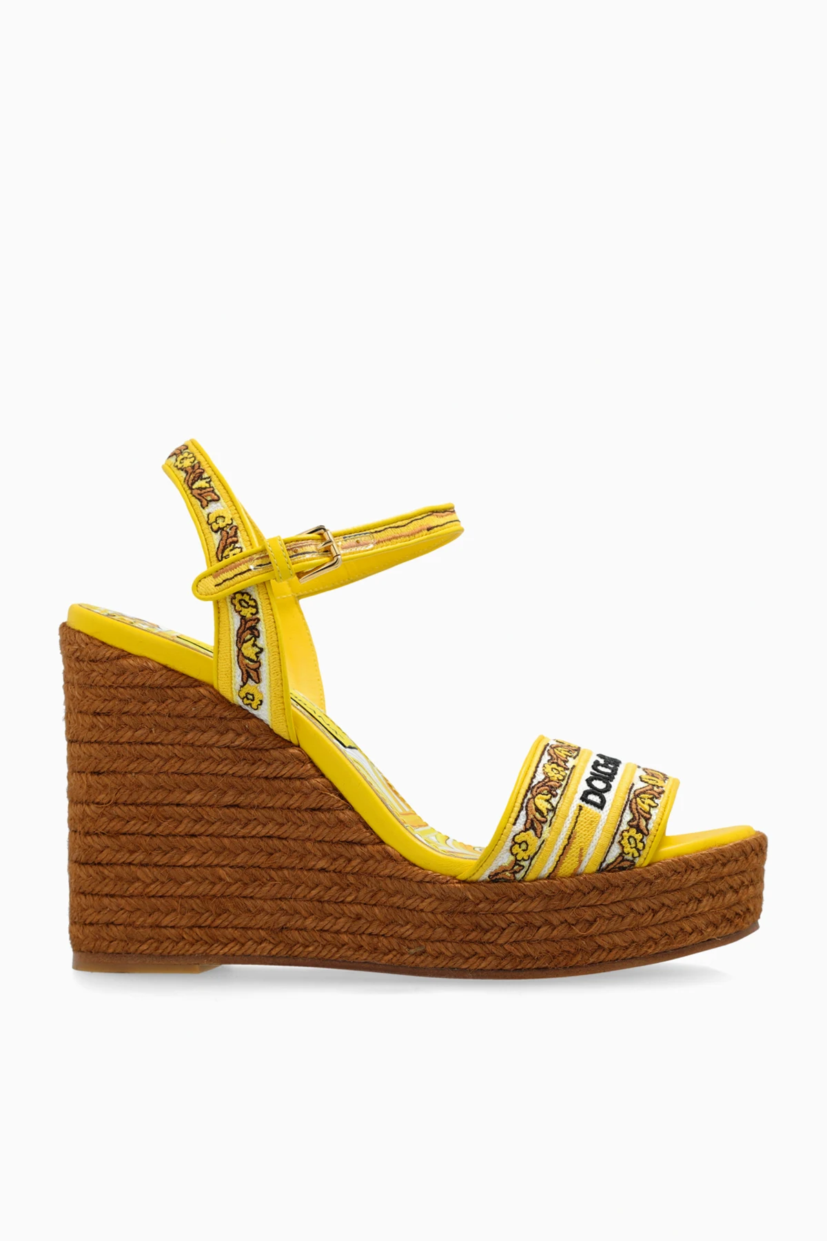 YELLOW  Wedge sandals