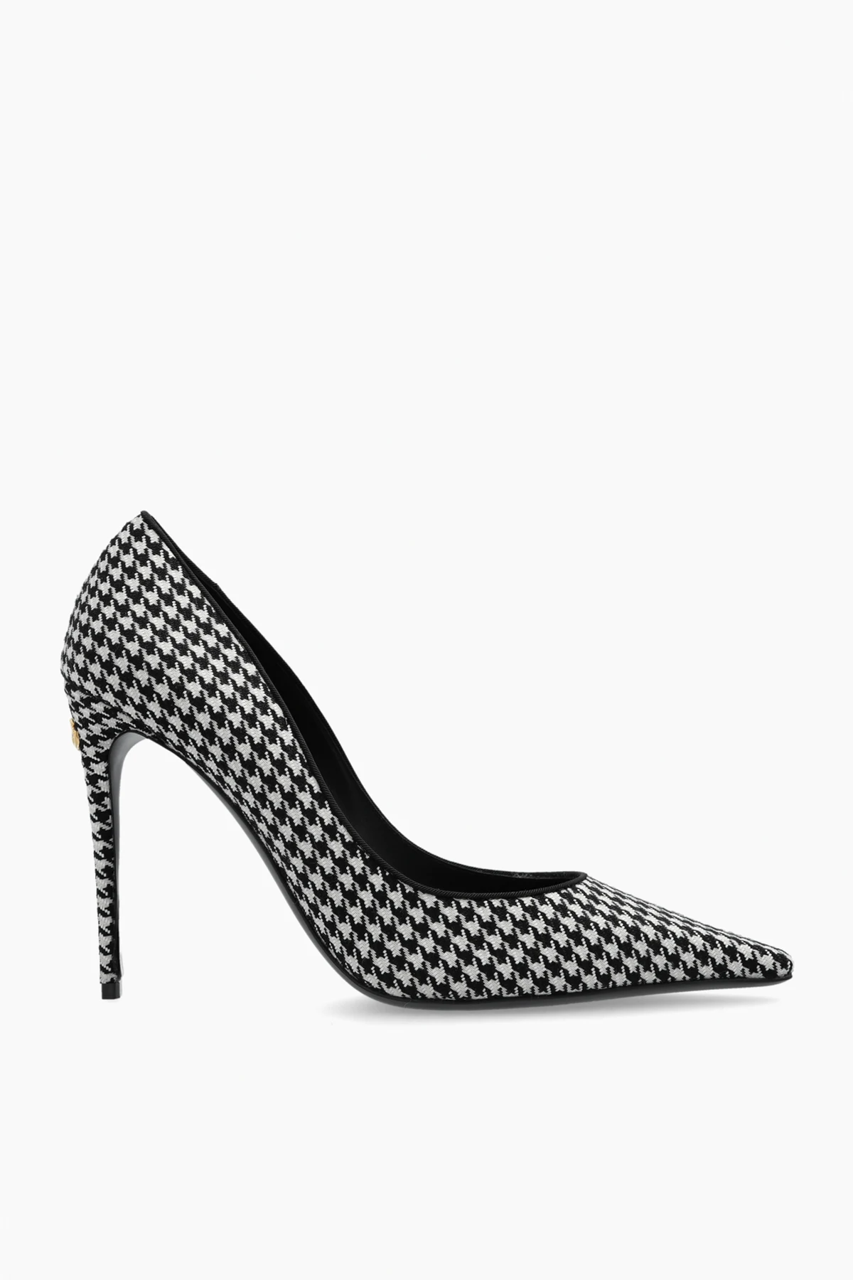 BLACK Patterned Stilettos
