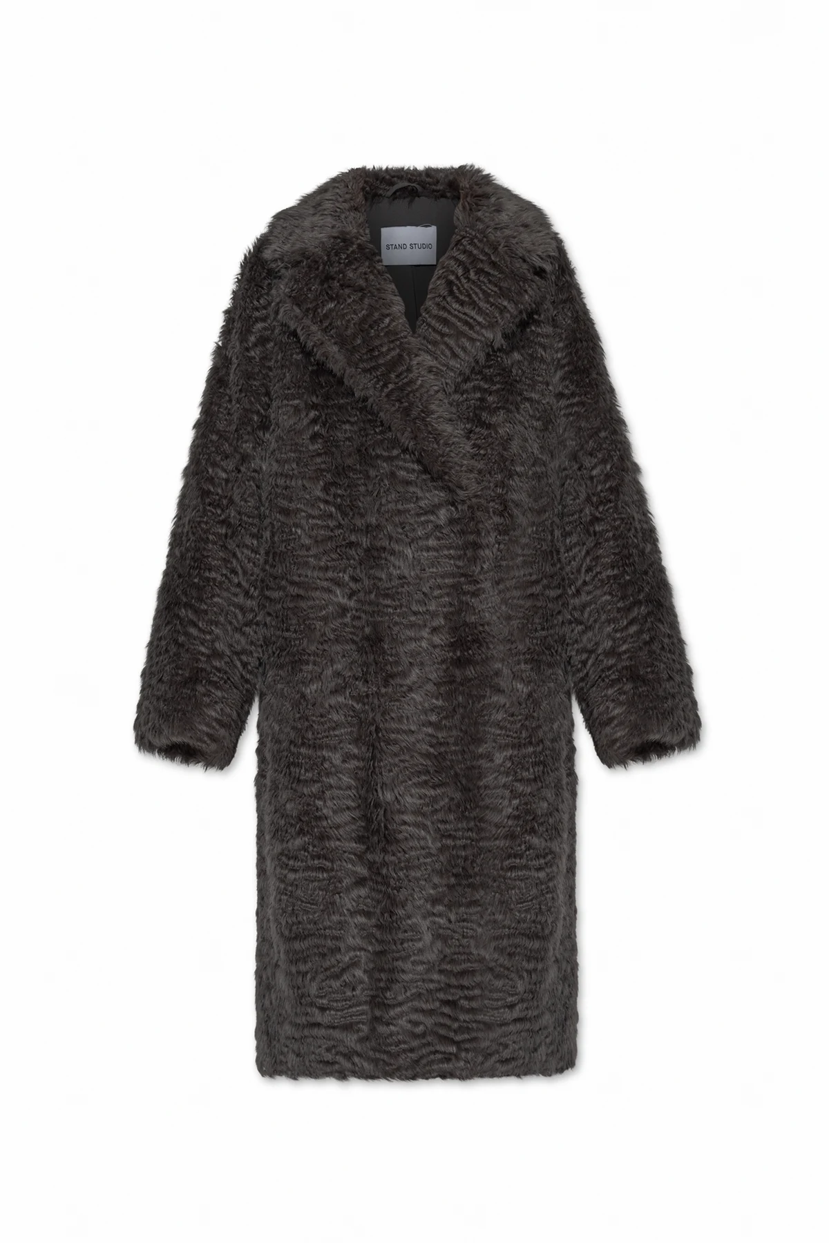 GREY Faux fur coat Nicole
