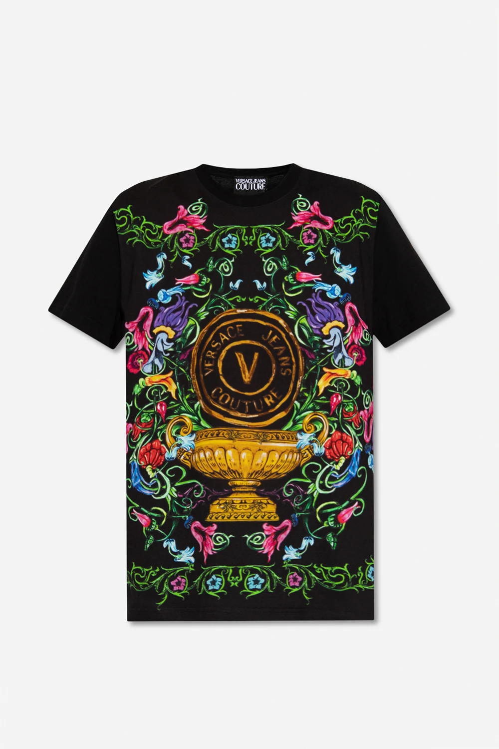 T-shirt with floral motif