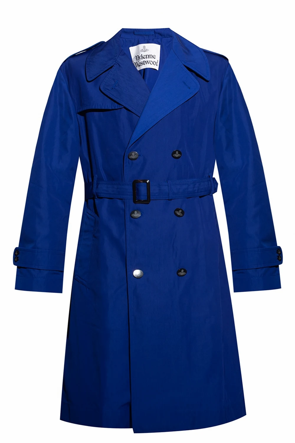 Belted trench coat